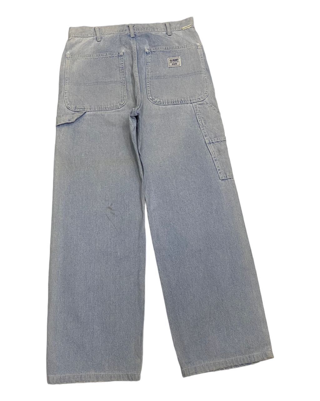 Japanese Brand × Vintage 🔥BAGGY JEANS GL HEART DISTRESSED DENIM JEANS BAGGY Size US 31 - 5 Thumbnail