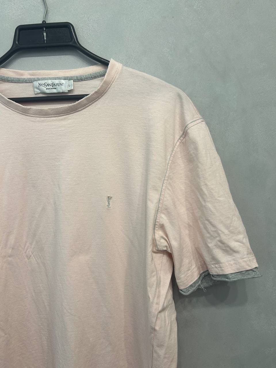 Yves Saint Laurent Semi-sheer certified viscose knitted top