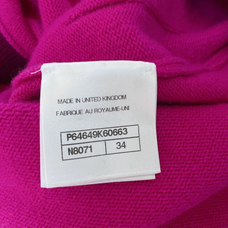 Chanel Chanel Purple knitted cardigan jacket 2504-Nextarrow Size XXS / US 00 / IT 34 - 6 Thumbnail