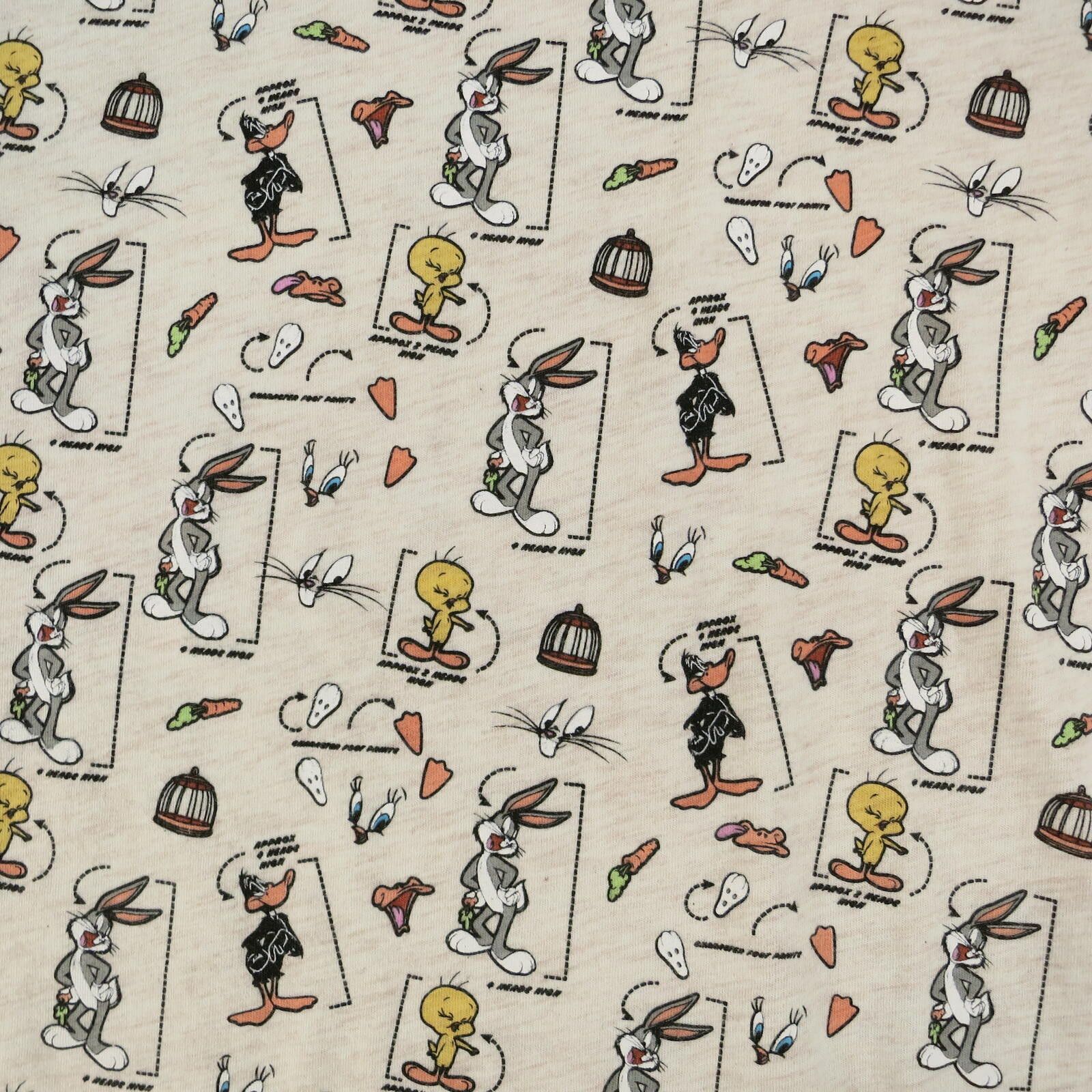 Other Looney Tunes All Over Print T-Shirt Women's Large Size L / US 10 / IT 46 - 3 Thumbnail