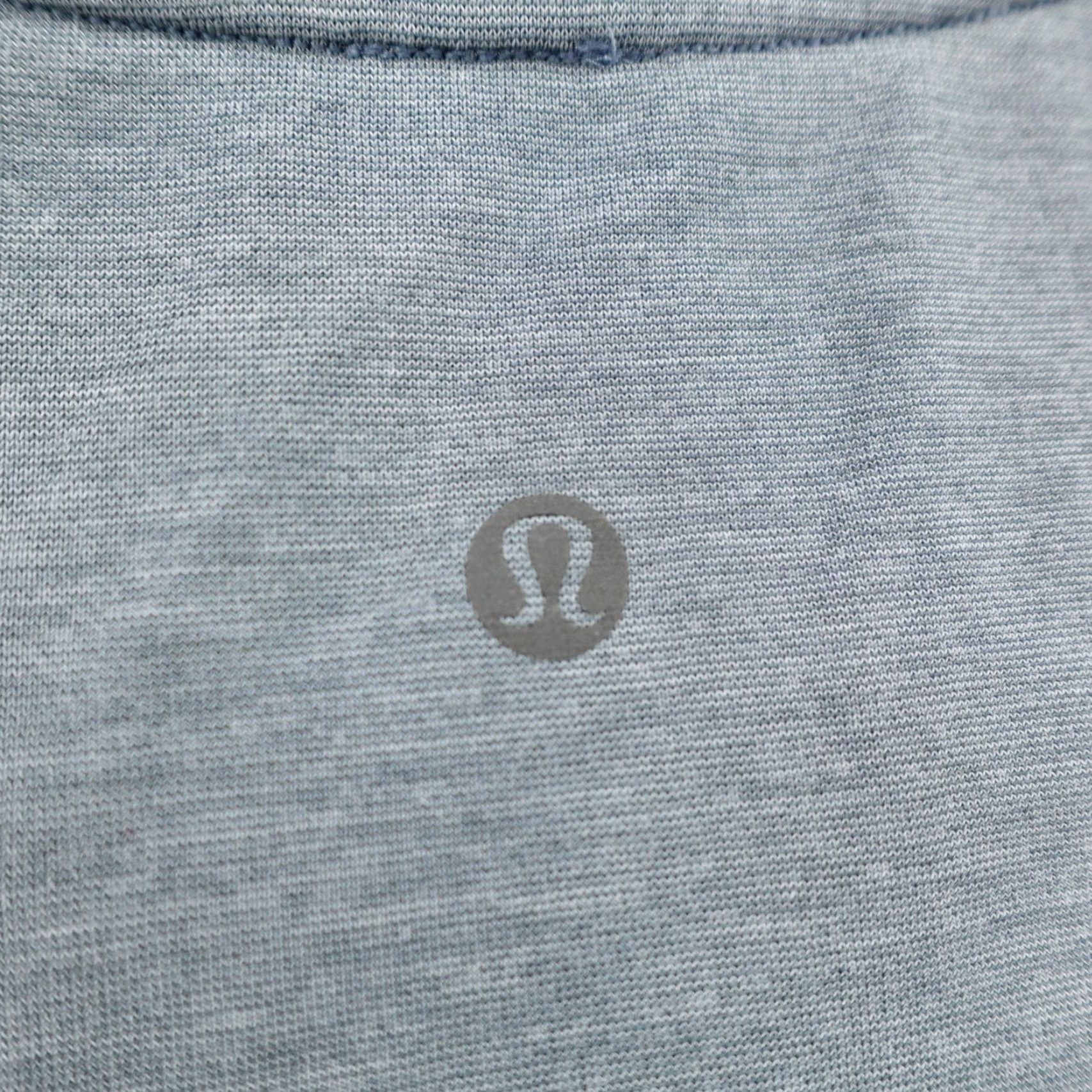 Lululemon Lululemon Shirt Mens Large Blue Performance Athletic Workout THE Crew Yoga Tee Size US L / EU 52-54 / 3 - 7 Thumbnail