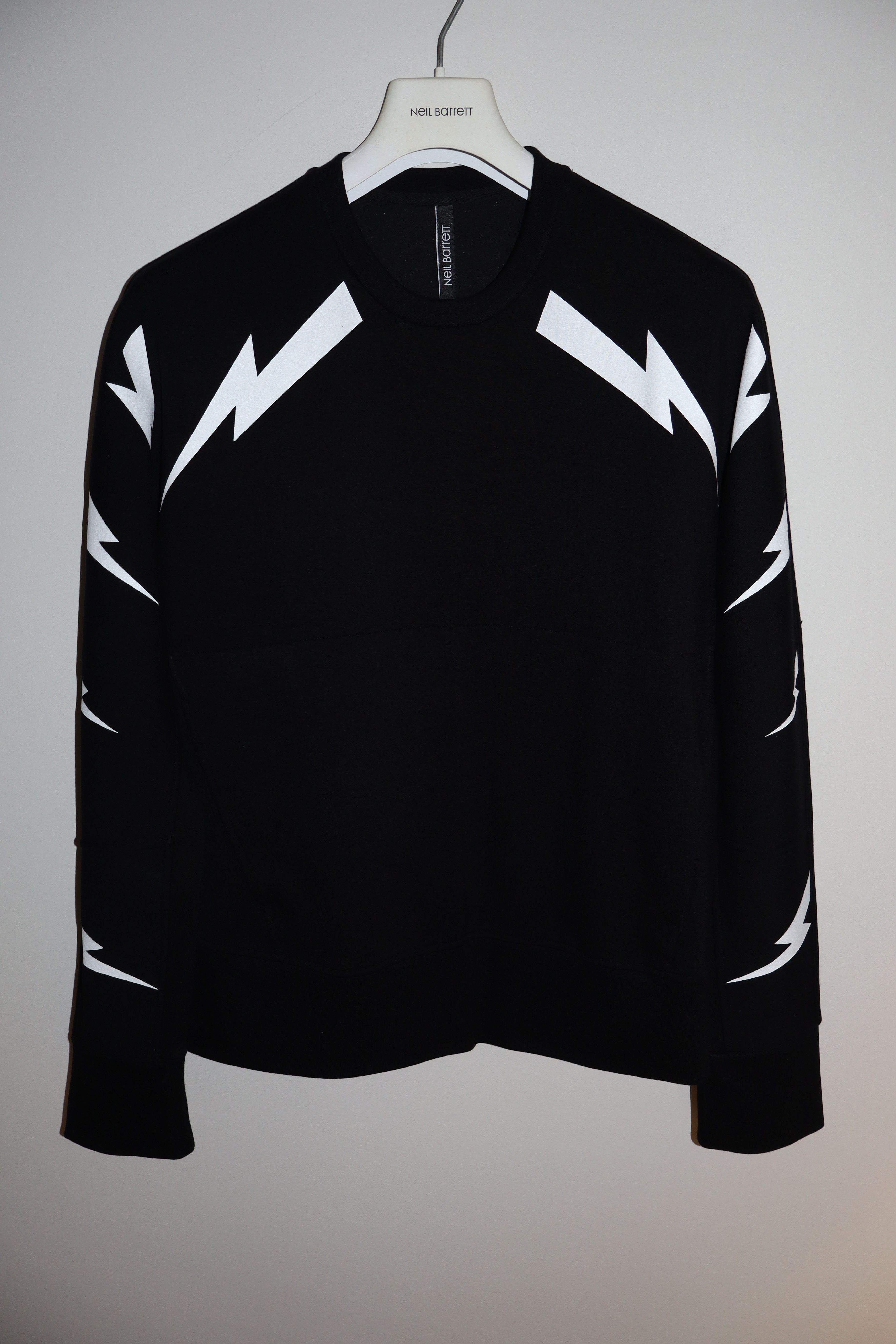 Neil Barrett Tigerbolt print neoprene sweatshirt Size US XS / EU 42 / 0 - 1 Thumbnail
