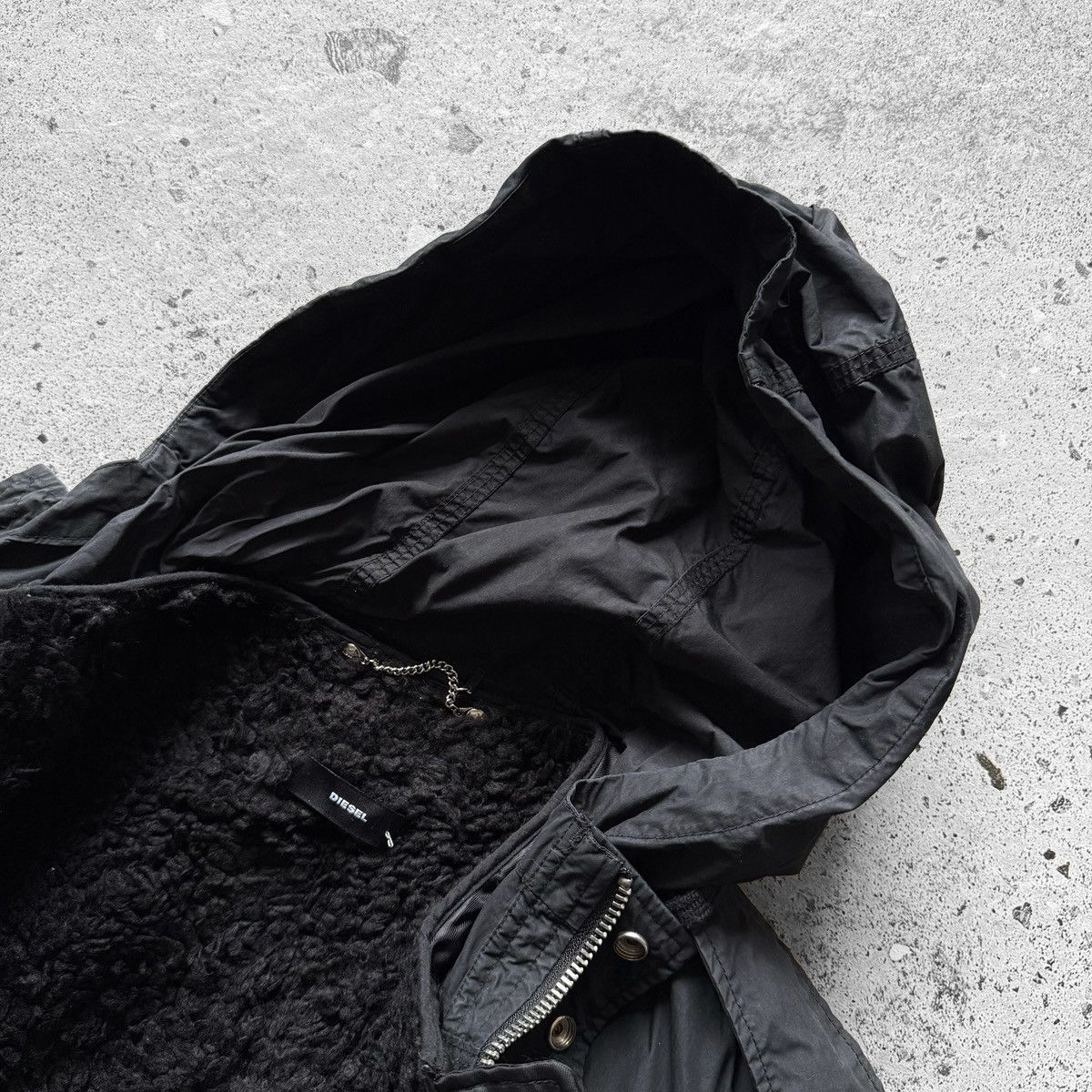 Diesel Diesel 3-in-1 Parka Jacket Black Detachable Liner Coat Size S / US 4 / IT 40 - 11 Thumbnail