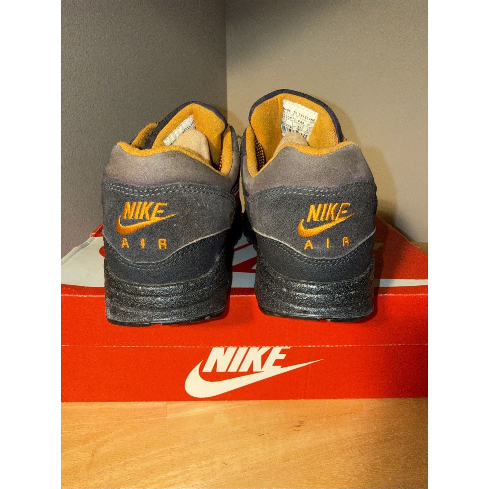 Nike Rare Size 9 - Nike Air Max 1 B Storm 2002 Patta Parra Tier0 Size US 9 / EU 42 - 7 Thumbnail