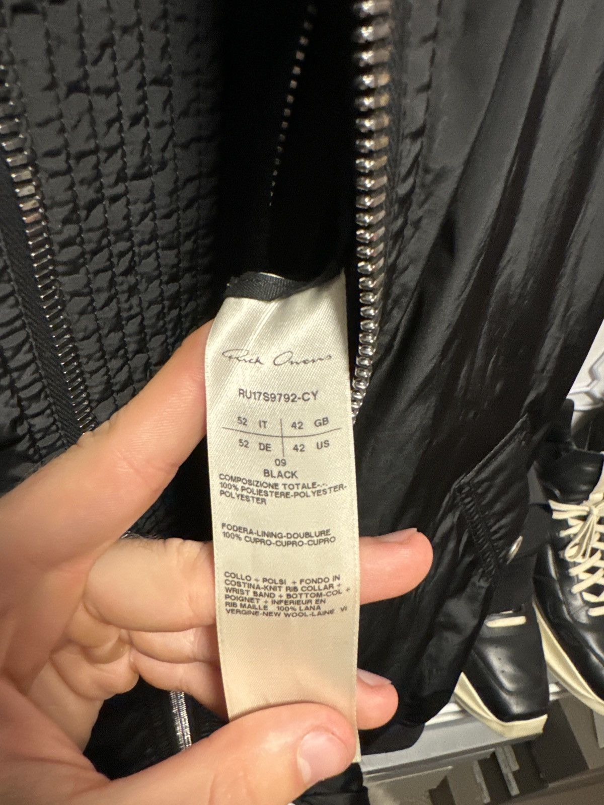 Rick Owens Rick Owens bomber jacket Size US XL / EU 56 / 4 - 5 Thumbnail