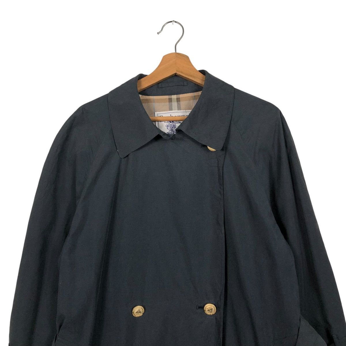 Burberry 🔥VINTAGE TRENCH COAT BURBERRYS NOVA CHECK LONG JACKET Size US M / EU 48-50 / 2 - 6 Thumbnail