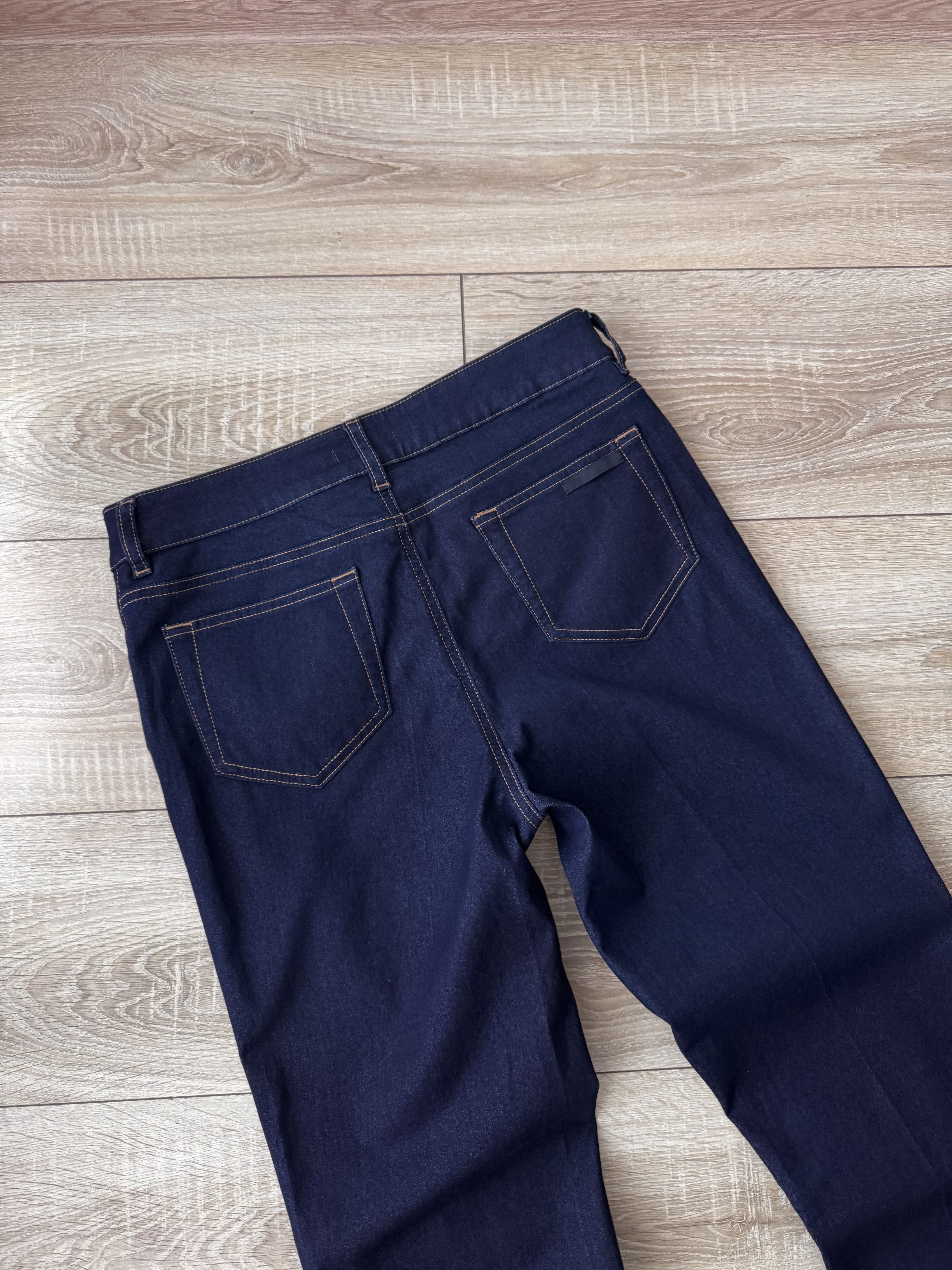 Prada Prada Indigo Dark Navy Luxury Bootcut Fit Jeans Size 29" - 6 Thumbnail