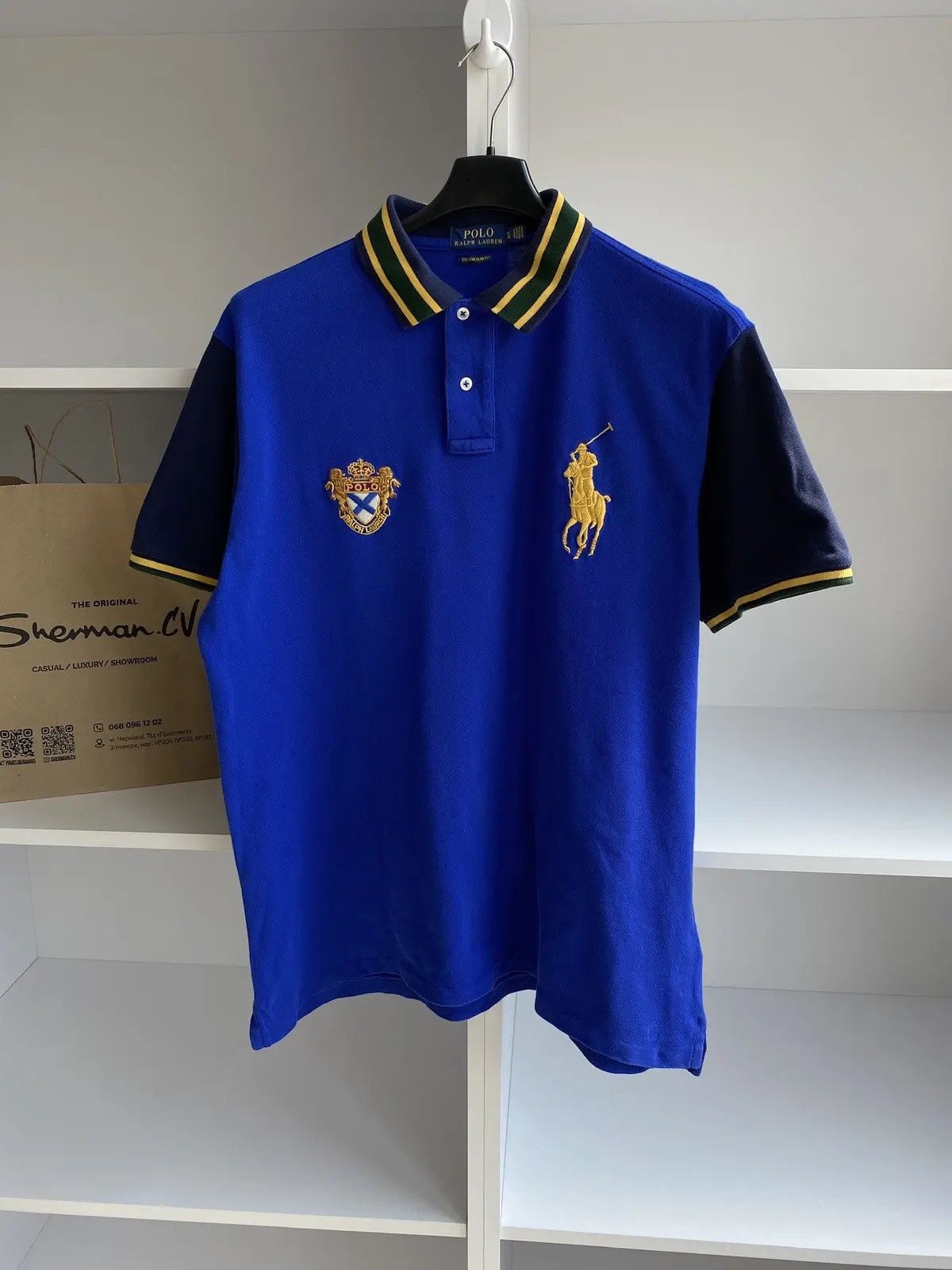 Polo Ralph Lauren × Vintage Polo Ralph Lauren vintage rare polo tee Size US XL / EU 56 / 4 - 2 Thumbnail