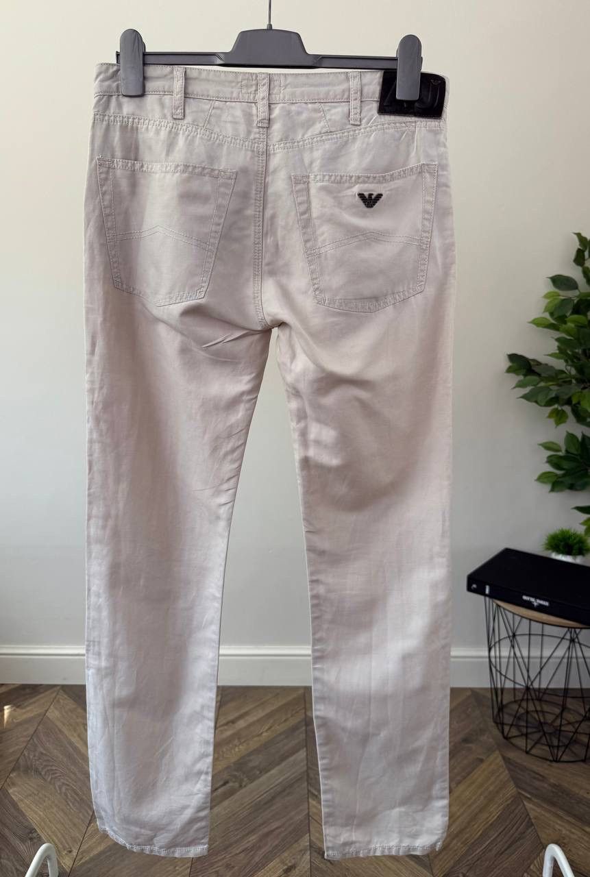 Armani Vintage Armani Jeans Linen inside pants Size US 31 - 1 Thumbnail