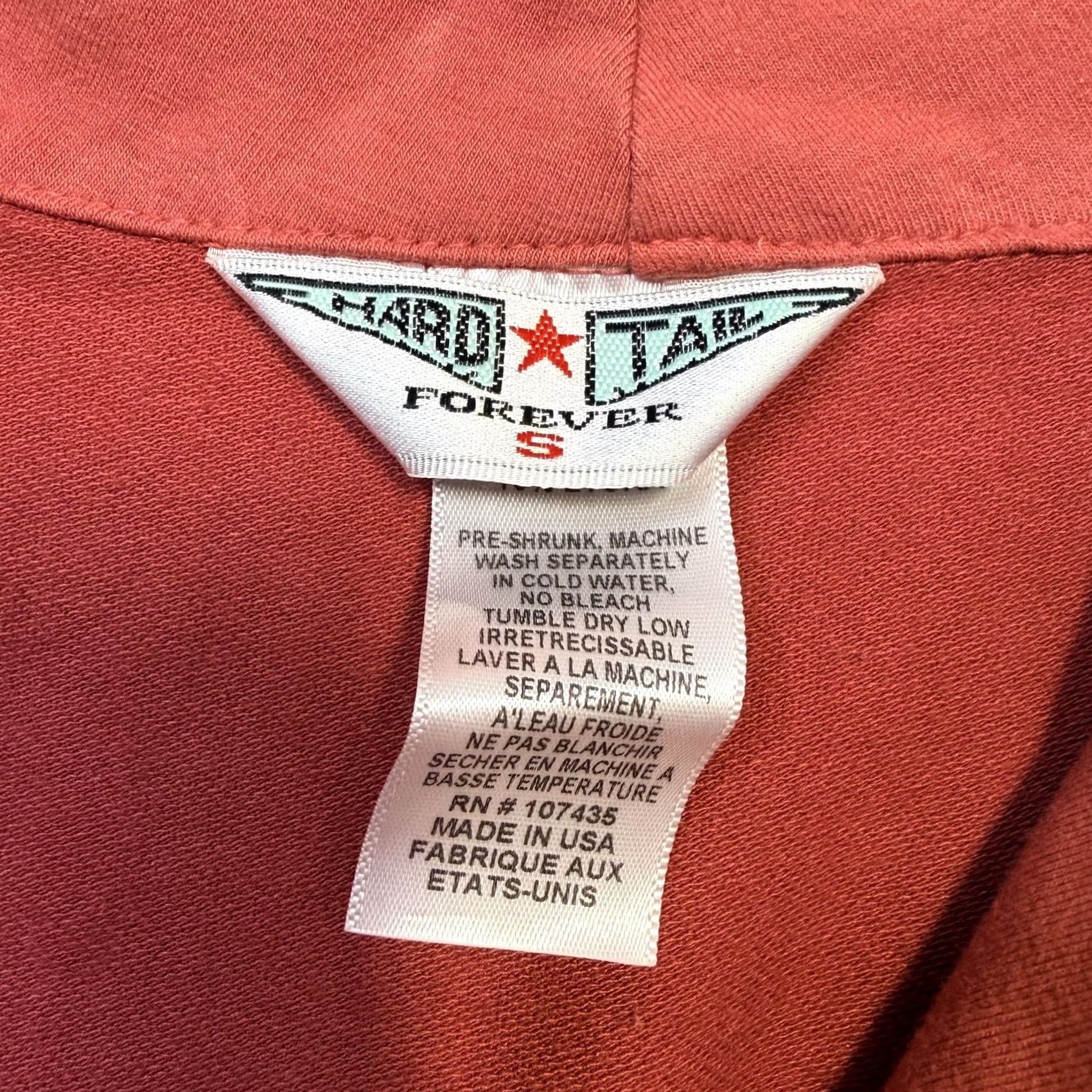 Hard Tail Hard Tail Forever Jacket Womens Small Orange Draped Button Front Made USA Size S / US 4 / IT 40 - 7 Thumbnail