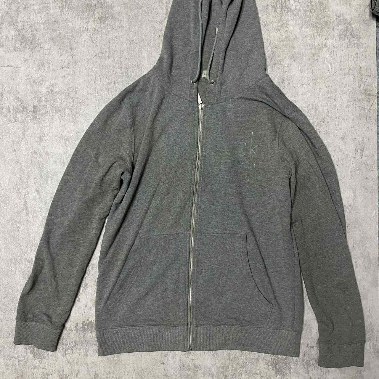 Calvin Klein Calvin Klein gray hoodie vinatge Size US XL / EU 56 / 4 - 1 Thumbnail
