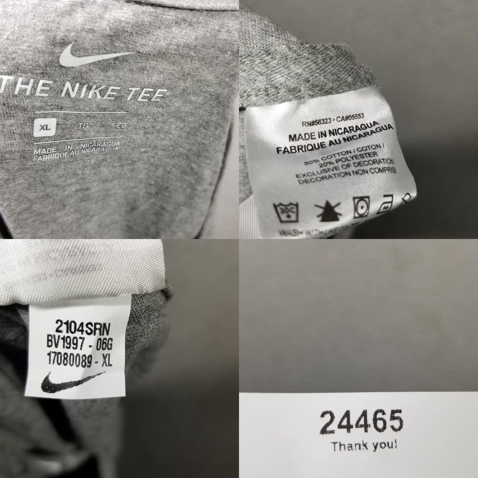 Nike Nike Boston Marathon "Marathons Are For Mondays" Graphic T-Shirt XL Gray Men’s Activewear Size US XL / EU 56 / 4 - 8 Thumbnail