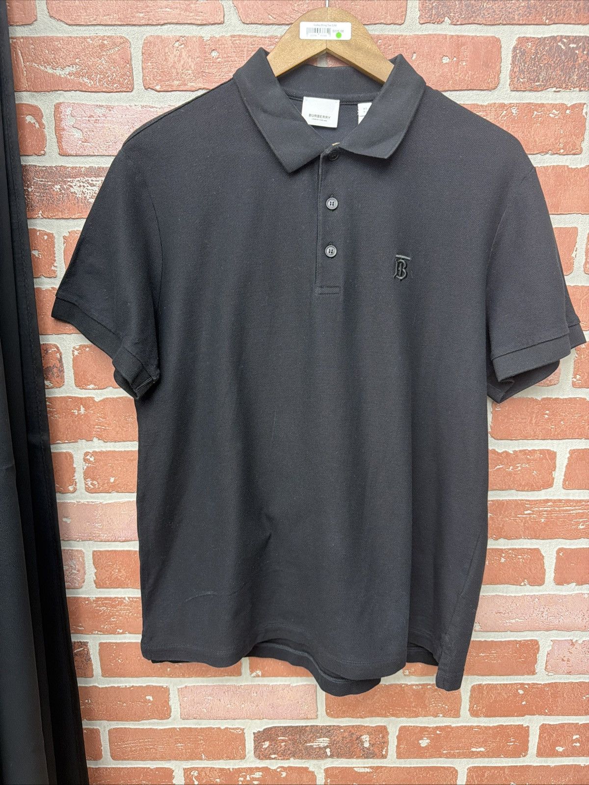 Burberry Burberry London England Men's Polo Shirt Sleeve Black Size US XL / EU 56 / 4 - 2 Thumbnail