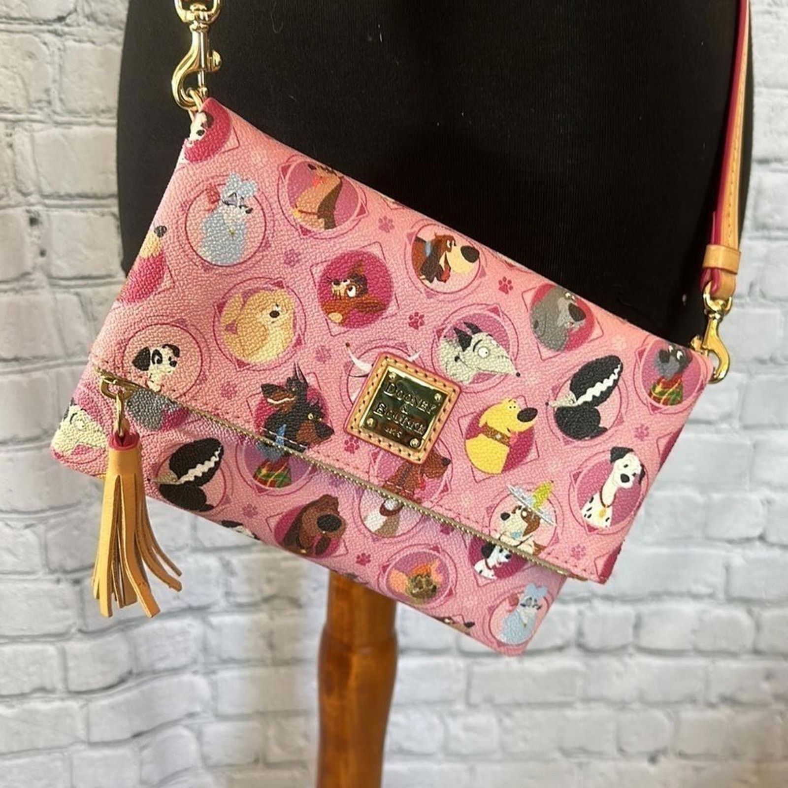 Dooney & Bourke Rare Dooney & Bourke Disney Dogs Crossbody Bag - Pink Size ONE SIZE - 6 Thumbnail
