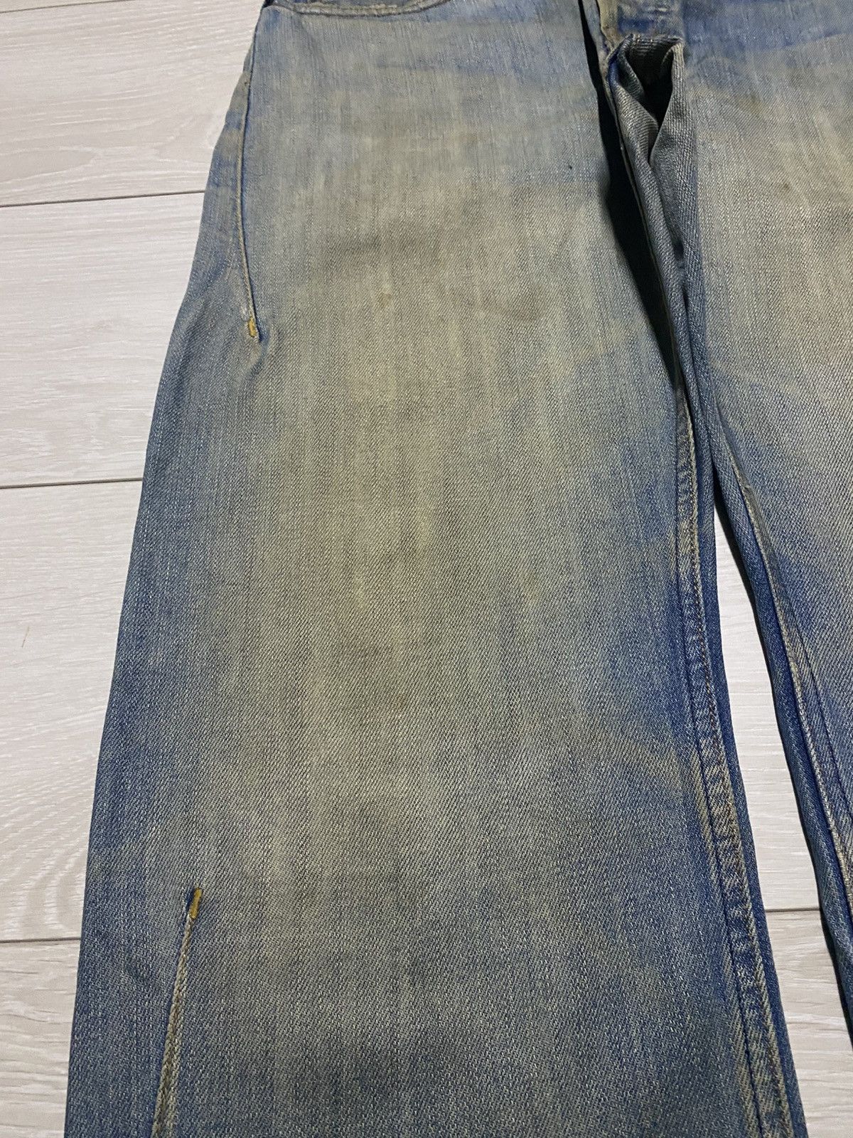 Volcom Vintae Volcom Crazy Mud Wash Distressed Baggy Jeans Size US 31 - 7 Thumbnail