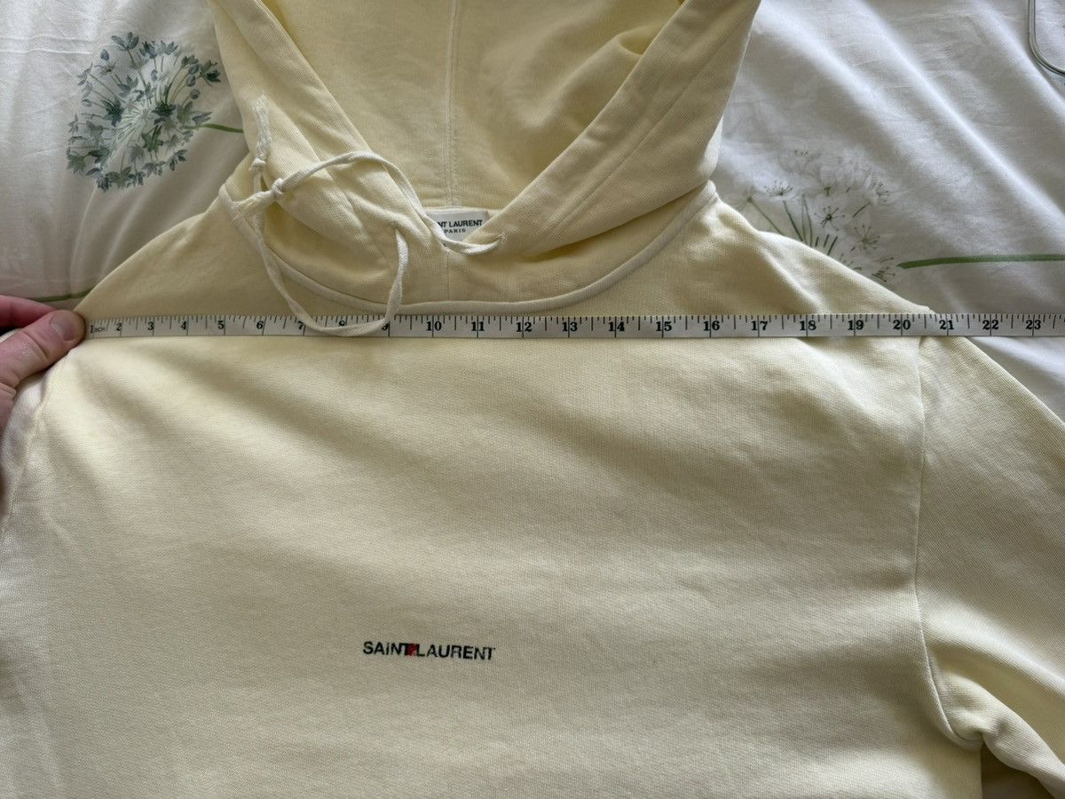 Saint Laurent Paris $990 SS19 Saint Laurent Rive Gauche logo hoodie M Size US M / EU 48-50 / 2 - 5 Thumbnail