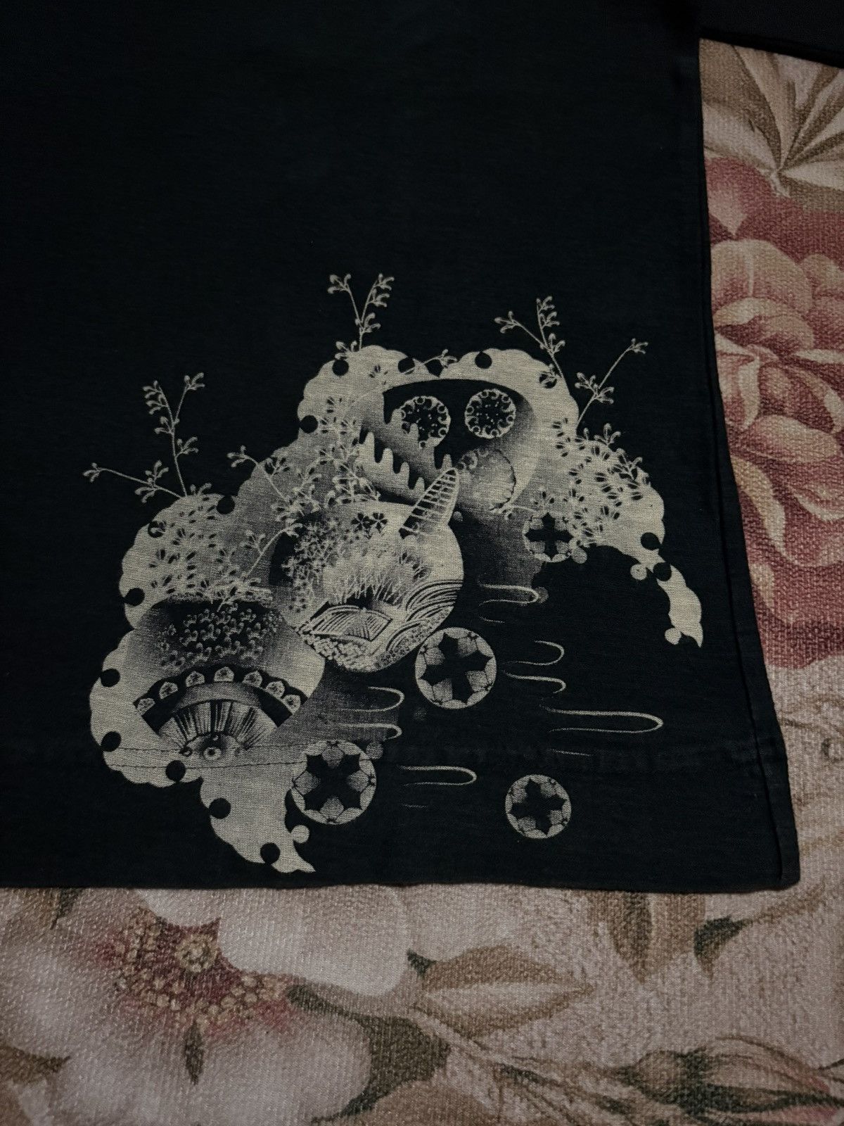 Japanese Brand Japanese Brand KARAKURI TAMASHII Embroidered Long Sleeve Tee Size US L / EU 52-54 / 3 - 3 Thumbnail