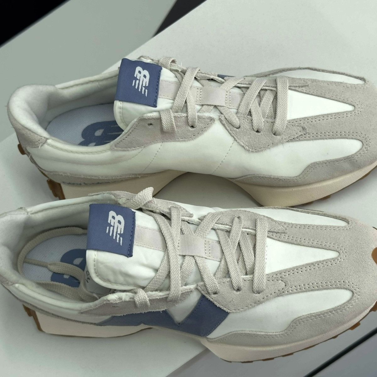 New Balance New Balance 327 U327LU White/Blue Size US 9 / EU 42 - 7 Thumbnail