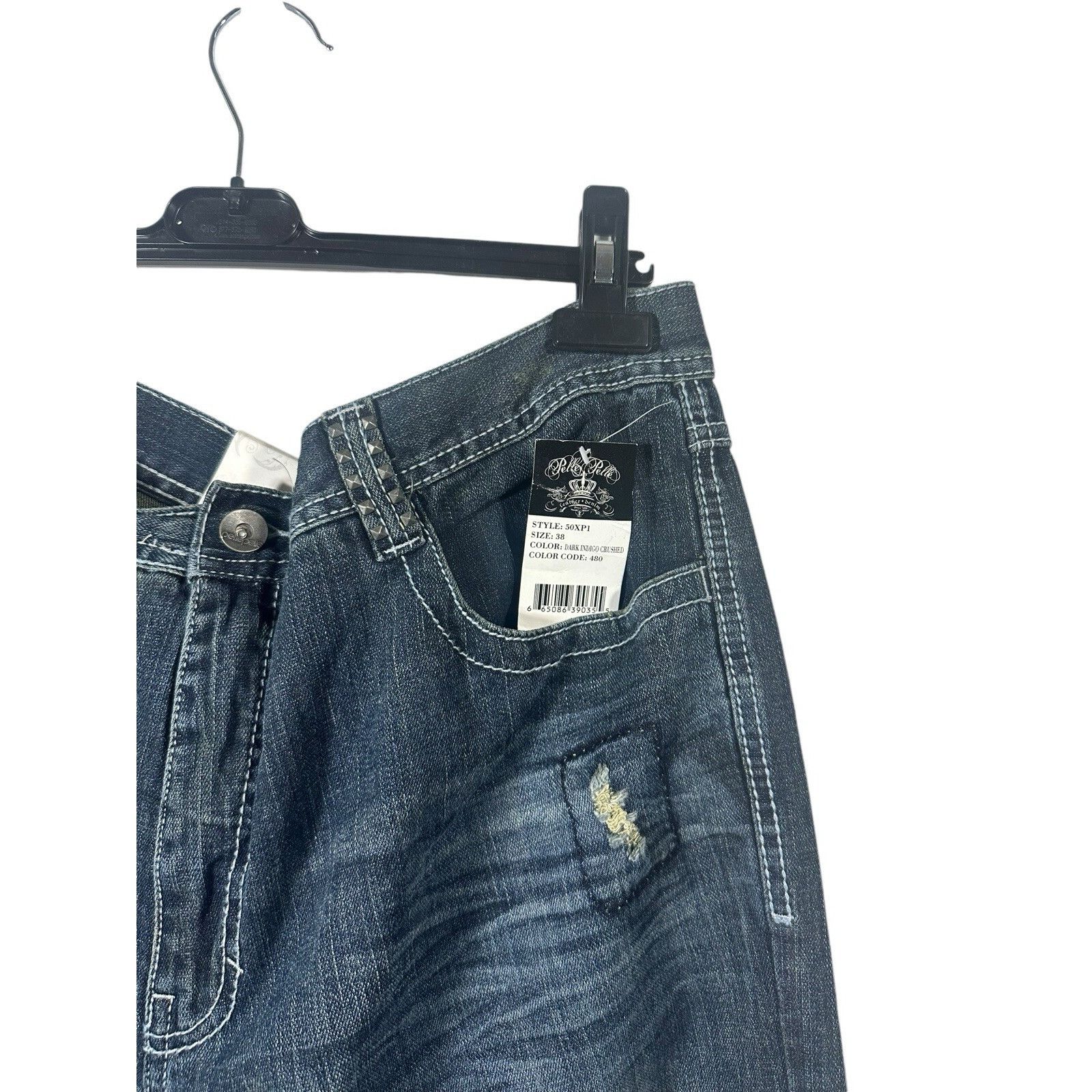 Pelle Pelle VTG Pelle Pelle Baggy Jeans Men's 38x34 Blue Straight Hip Ho Size US 38 / EU 54 - 2 Thumbnail