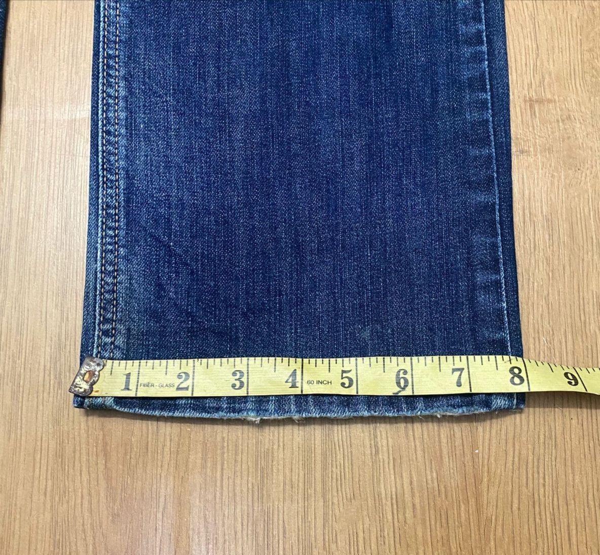 Edwin Vintage Edwin Blue Trip Distressed Denim Size US 31 - 6 Thumbnail