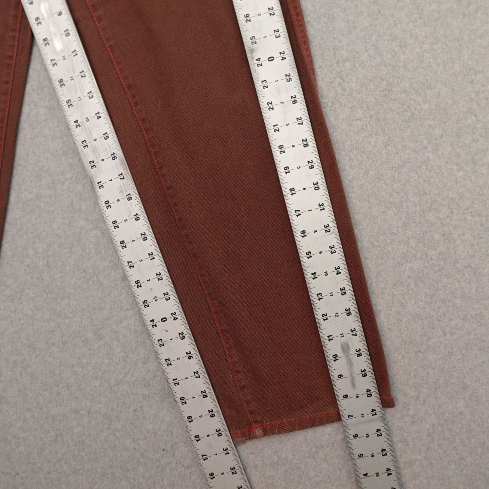 H&M NO FEAR X H&M Womens Jeans Wide-Leg Retro Brown Size 2 Color Brown Adult Womens Complete Measurements In Pictures Size 26" / US 2 / IT 38 - 7 Thumbnail