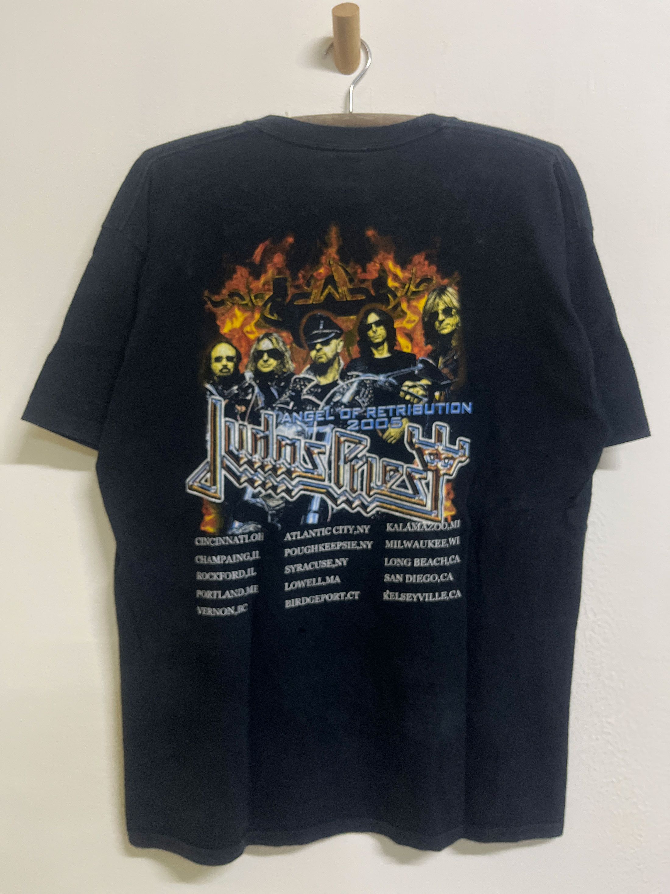 Band Tees Vintage Judast Priest Tour Promo Heavy Metal y2k 2000s Size US XL / EU 56 / 4 - 3 Thumbnail