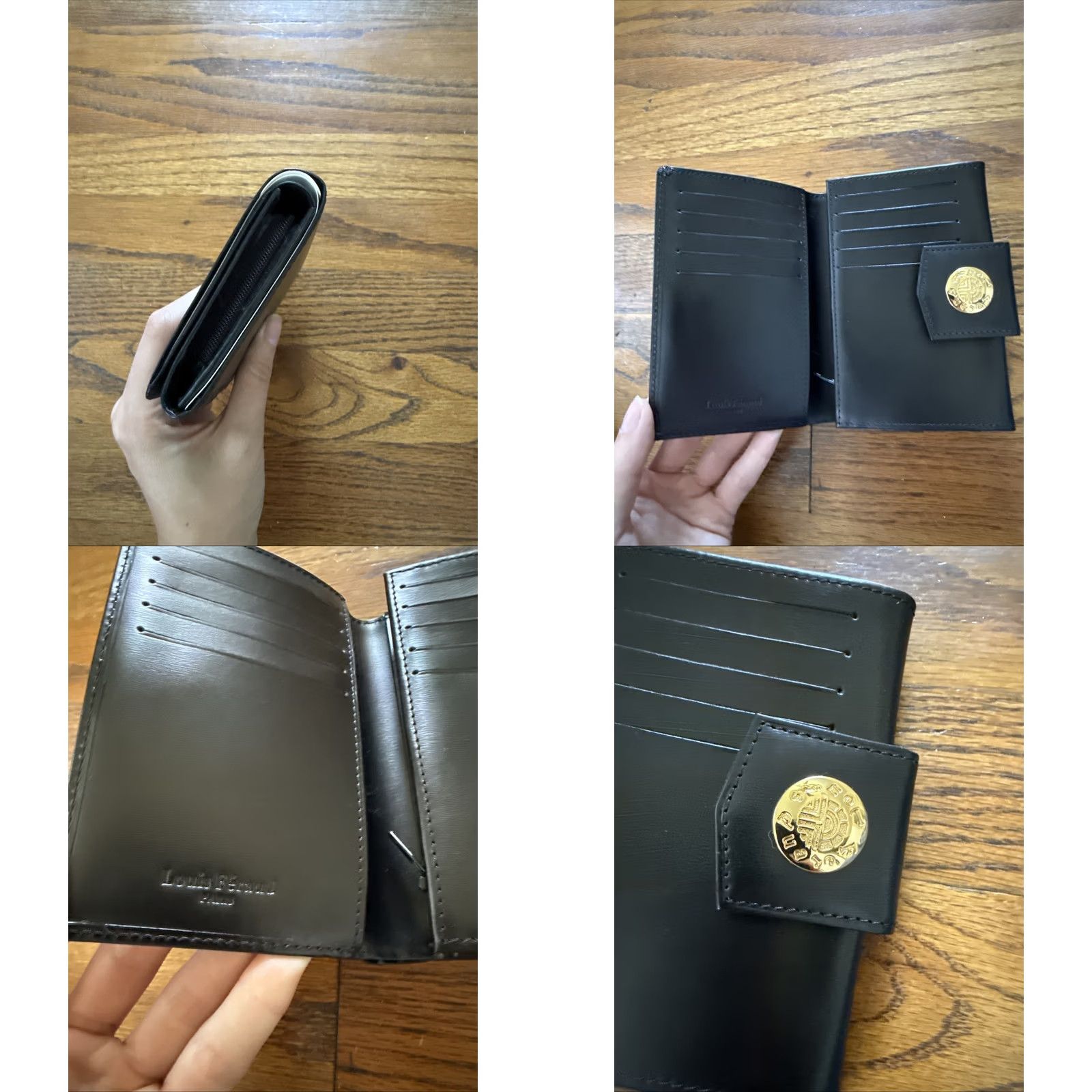 Louis Feraud Louis Feraud Wallet Black Leather Women Size ONE SIZE - 8 Thumbnail