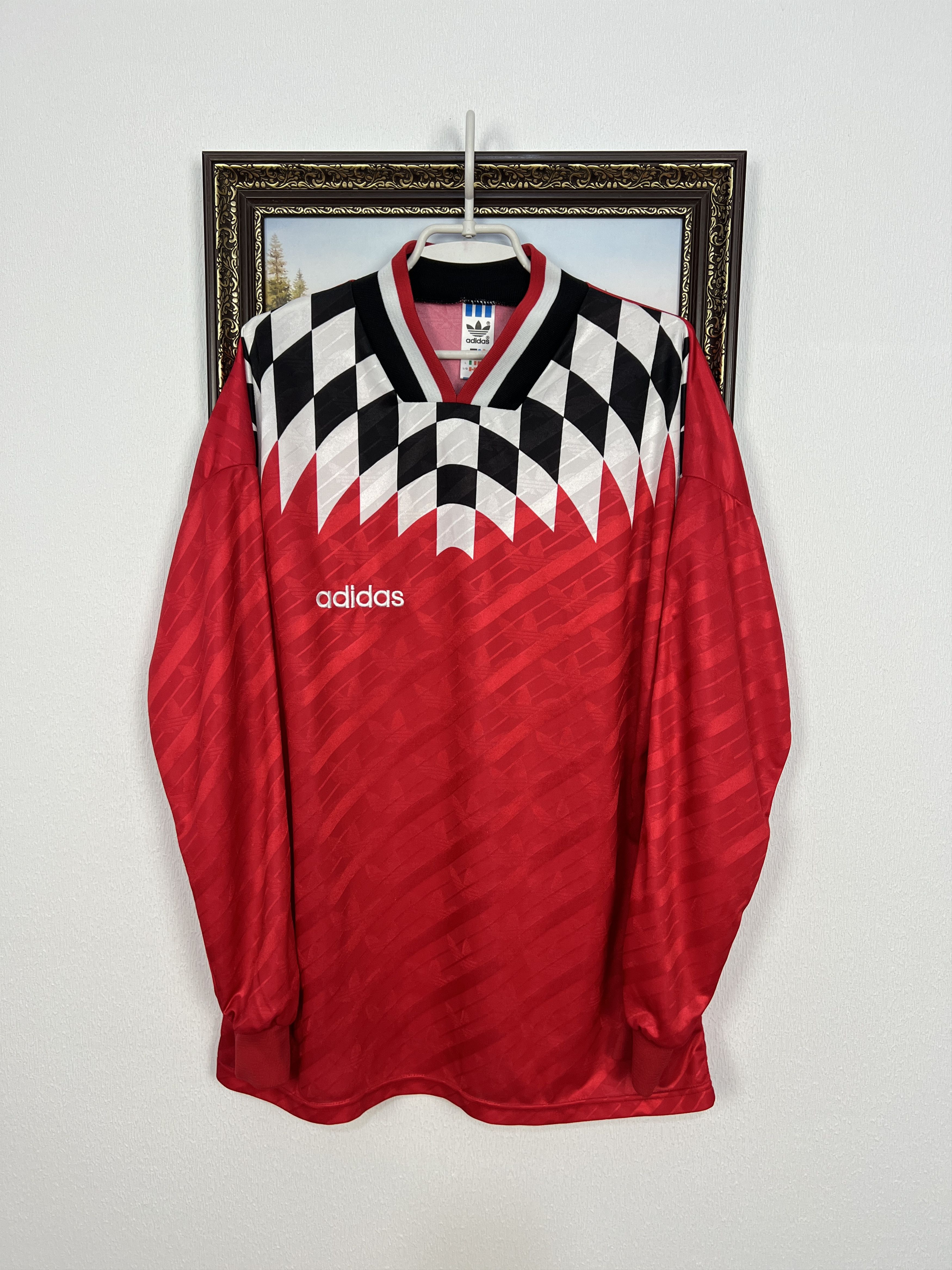 Adidas Georgia Home football shirt 1994 Soccer Adidas Long Sleeve Size US L / EU 52-54 / 3 - 1 Thumbnail