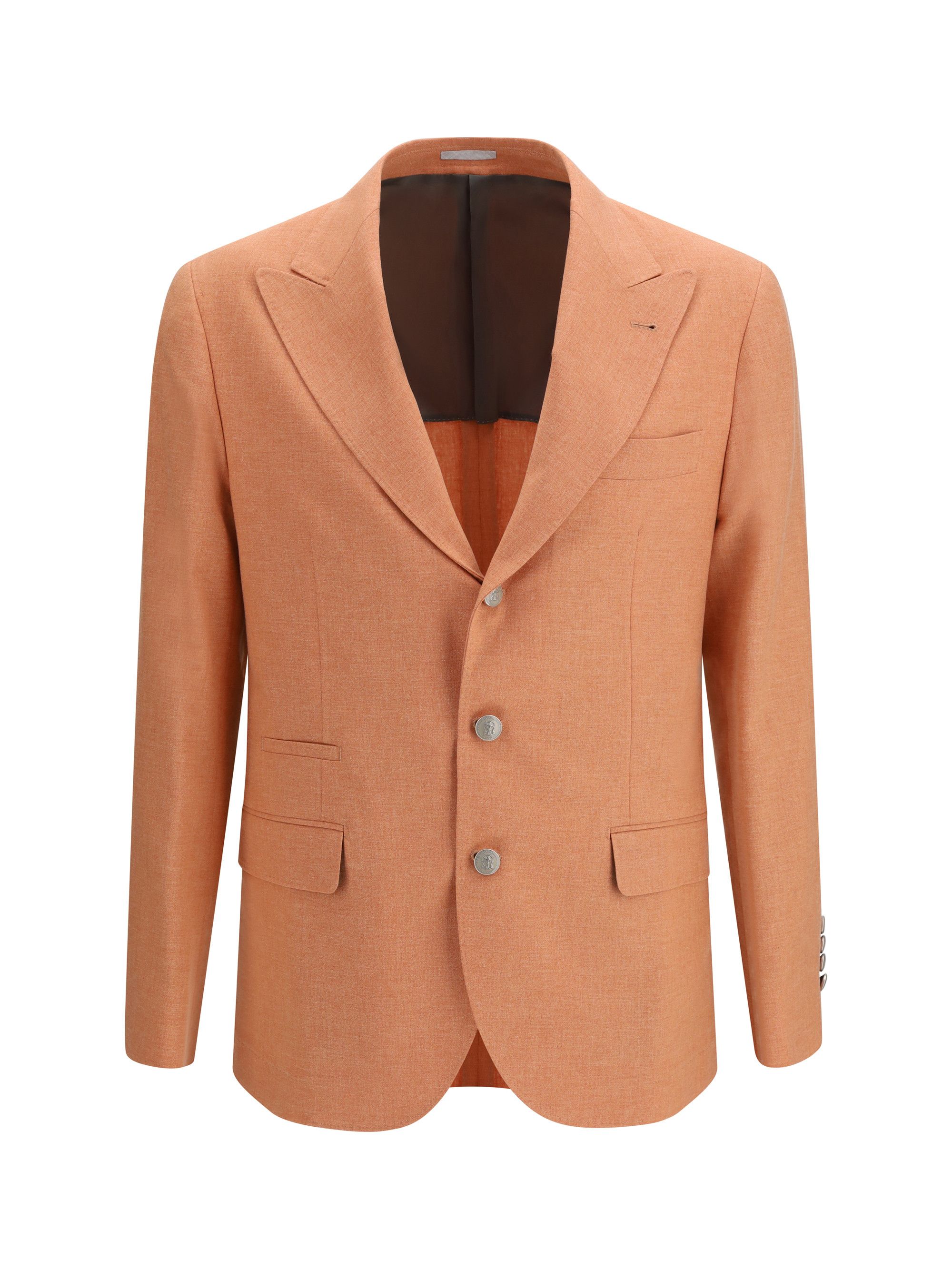 Brunello Cucinelli Deconstructed Jacket in mouliné fabric Size US XXL / EU 58 / 5 - 1 Thumbnail