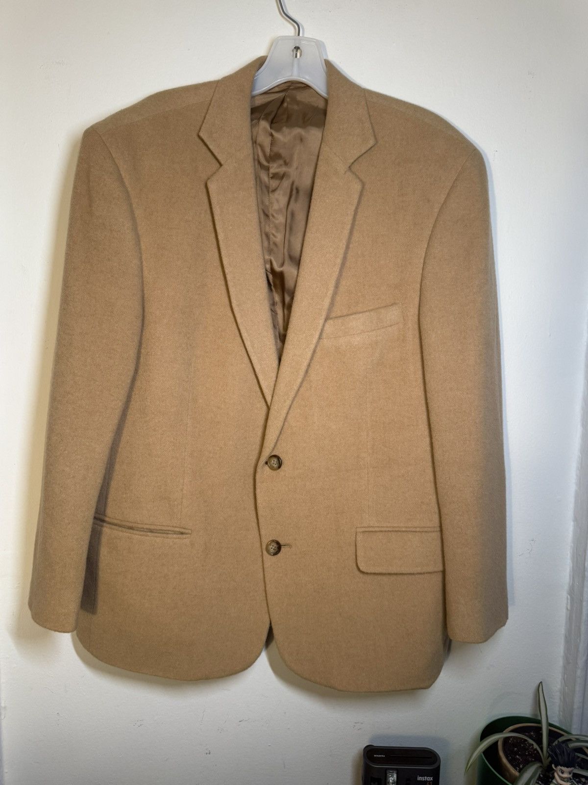 Bill Blass Bill Blass Black Label Lord & Taylor Camel Hair Size 40R - 1 Thumbnail