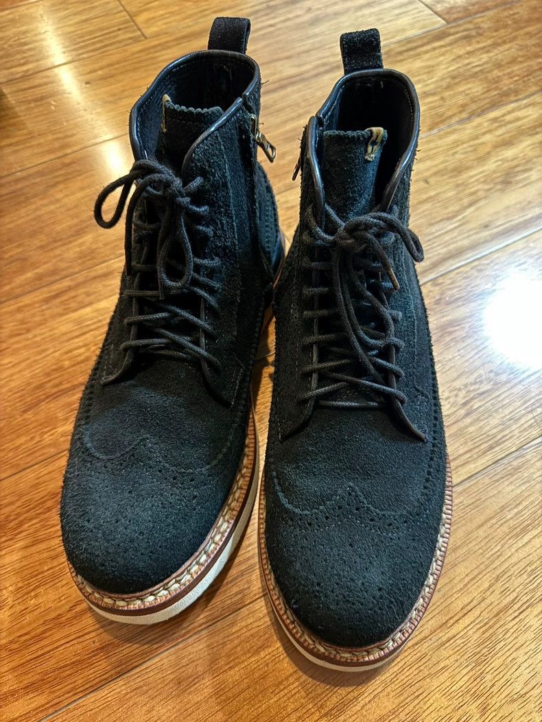 Visvim VISVIM Patrician Virgil Boots Folk Black 13AW | Grailed
