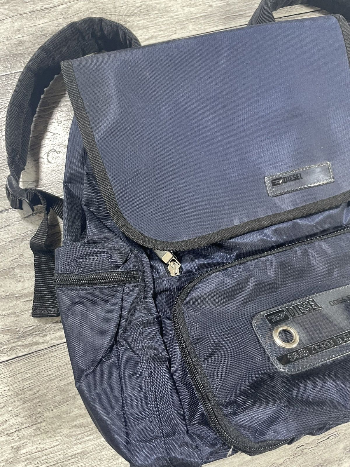 Diesel Vintage Rare Diesel Backpack Sub Zero Station Nylon Ice Cold Size ONE SIZE - 2 Thumbnail