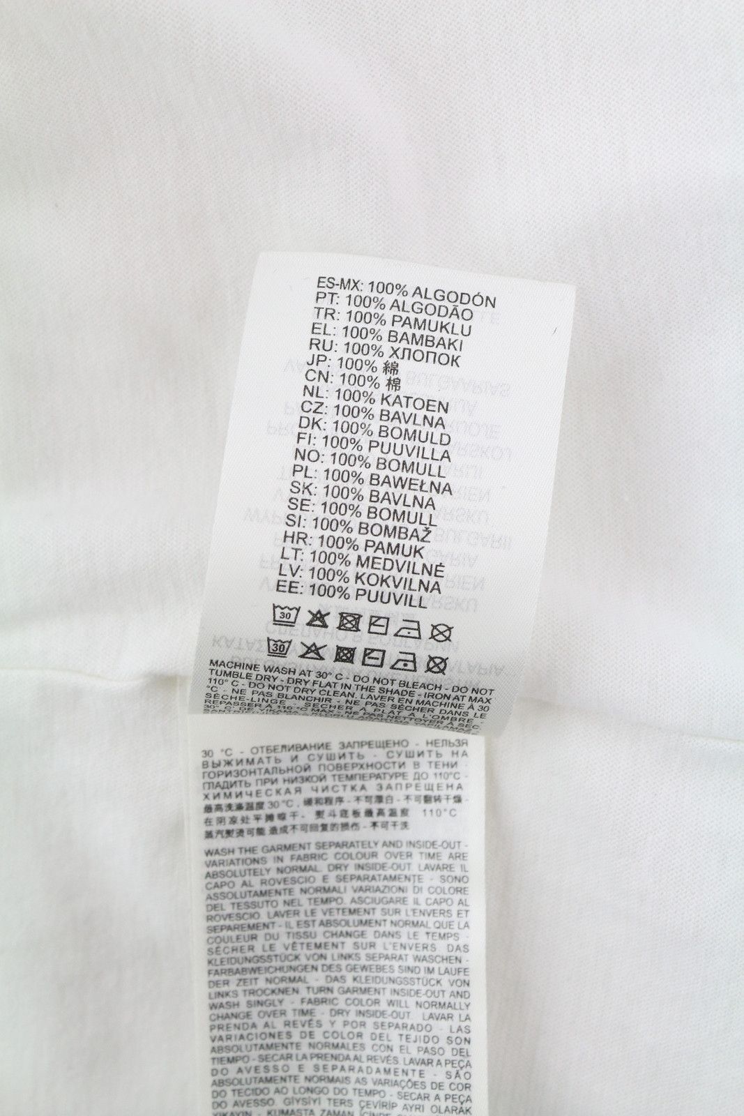 Diesel T-JUBIND-LS-SLITS 3XL White Crew Tricot T-Shirt 85145 Size US XXL / EU 58 / 5 - 8 Thumbnail