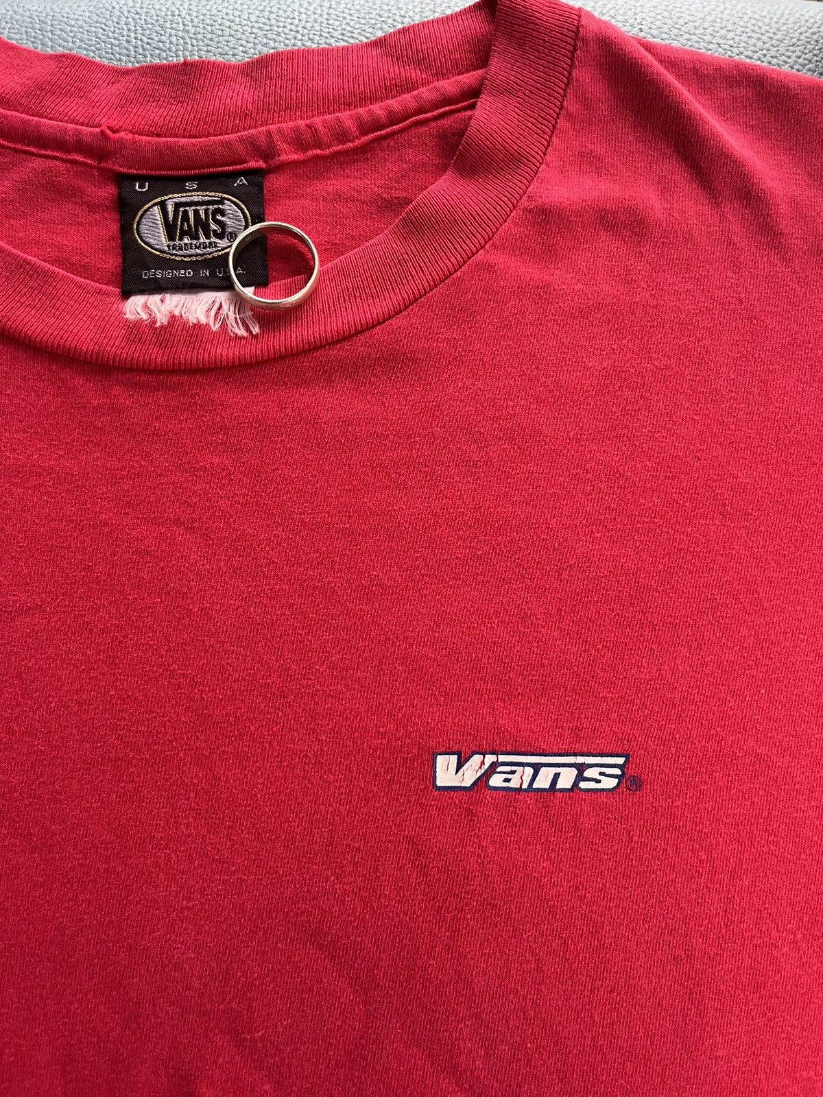 Vans × Vintage Vintage VANS OFF THE WALL U.S.A 90’s Skateboard Tshirt Size US L / EU 52-54 / 3 - 6 Thumbnail