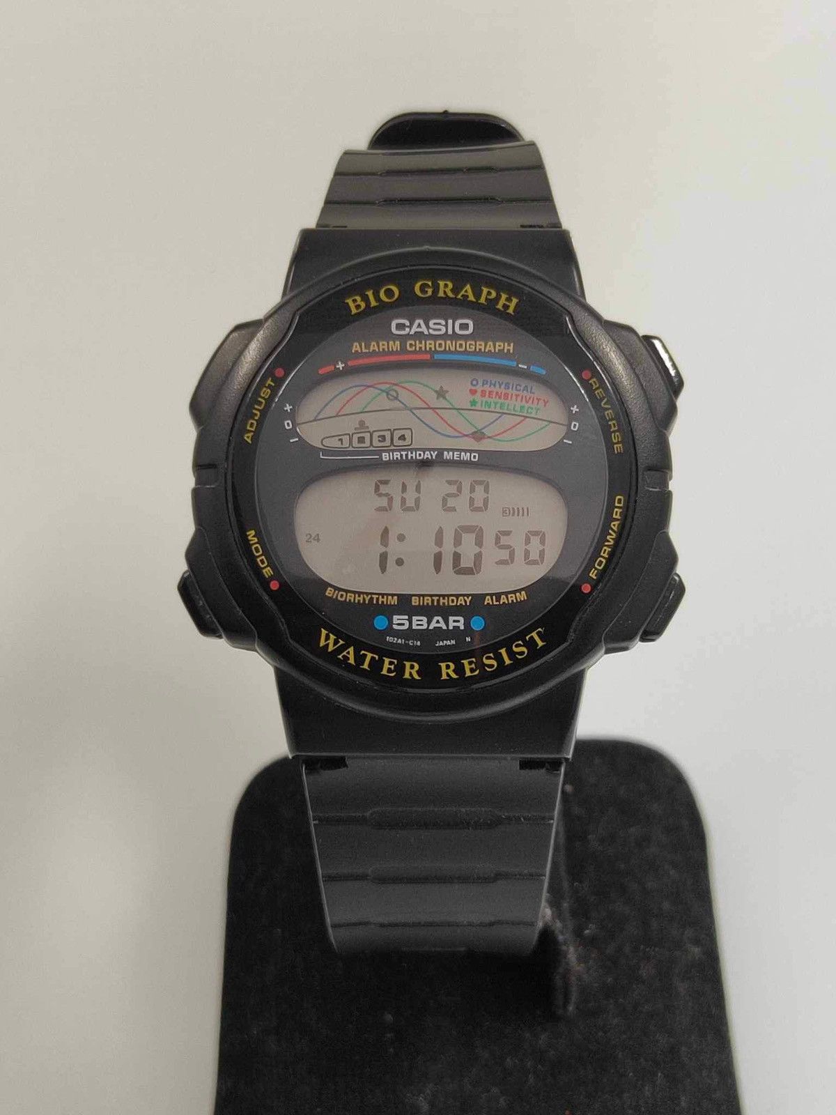 Vintage Rare Vintage Casio BH-100W Bio Graph Digital Gents Watch. | Grailed