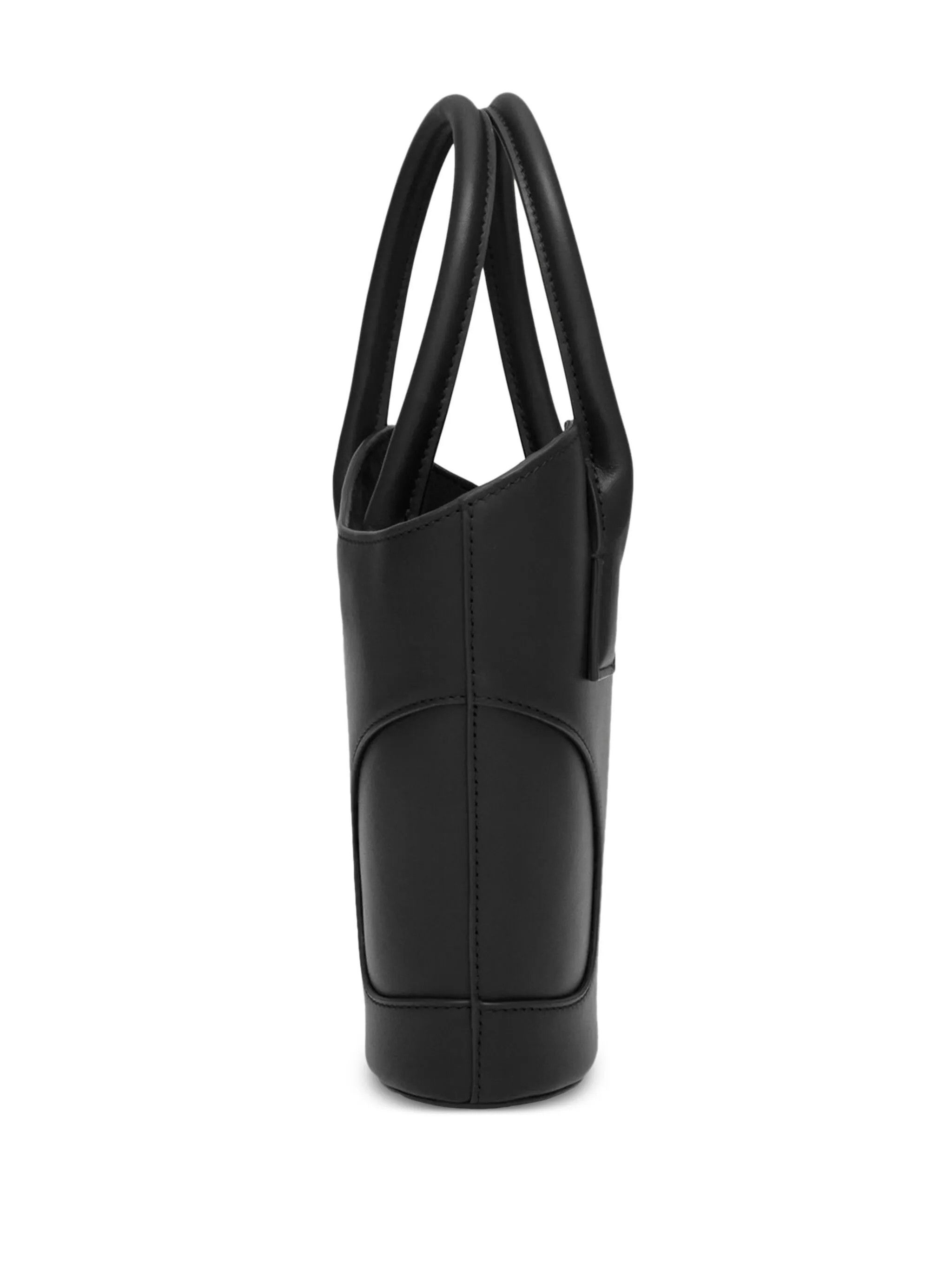 Salvatore Ferragamo o1s1rm0824 Size: OS / Cut-Out Mini Shoulder Bag in Black Size ONE SIZE - 5 Thumbnail