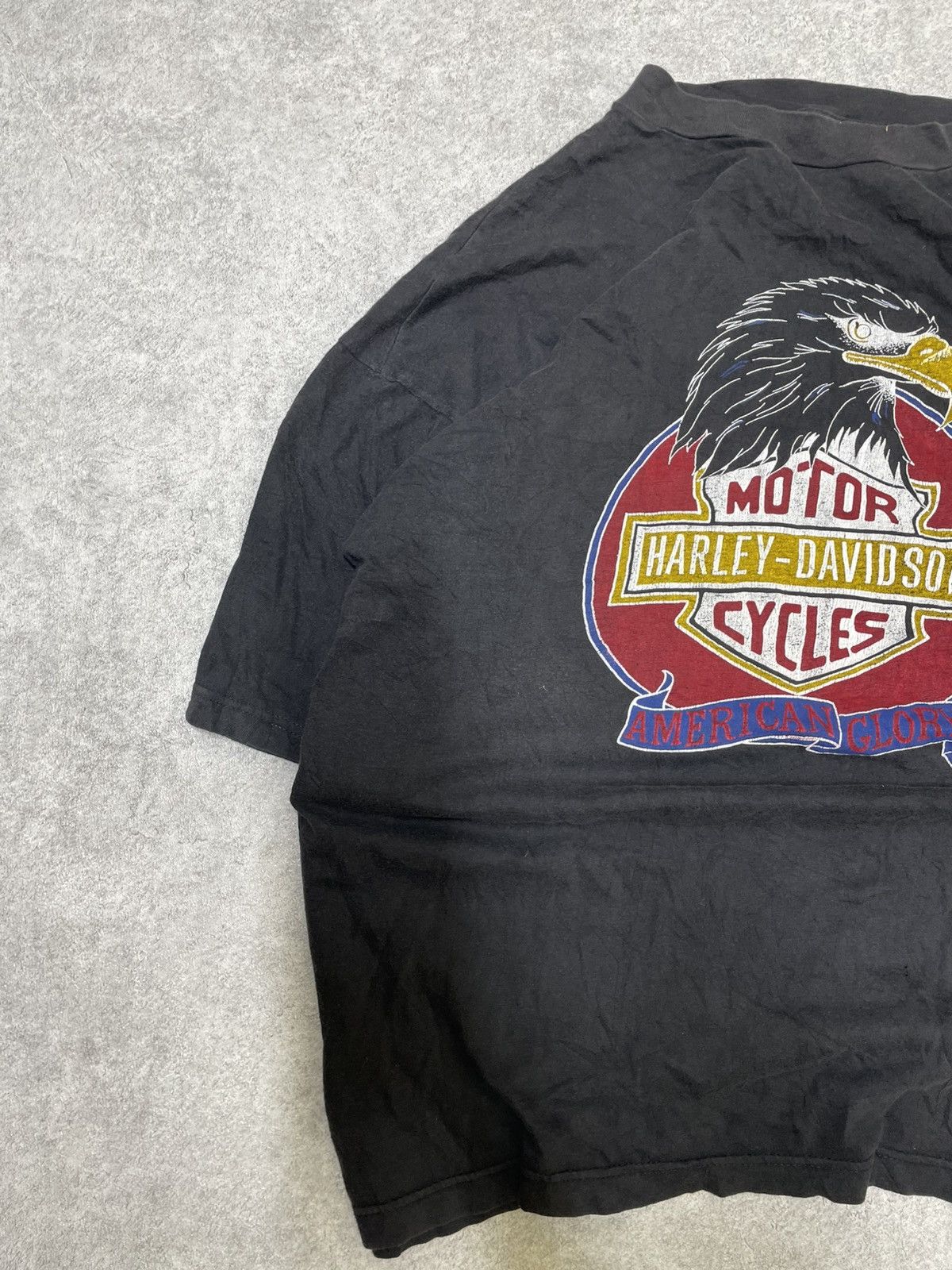 Band Tees × Harley Davidson × Vintage 1987-ss The First Collections Of Legendary Design Size US XL / EU 56 / 4 - 4 Thumbnail