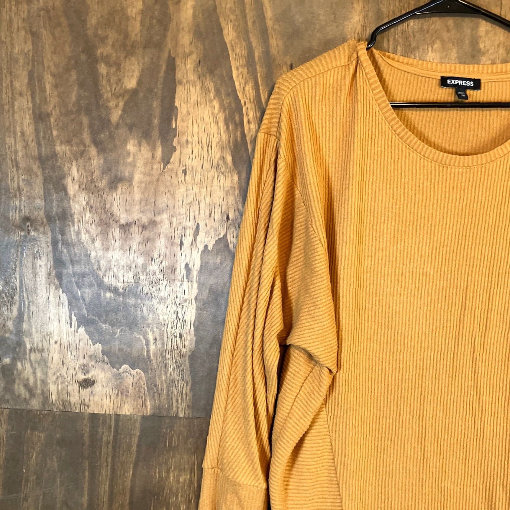 Express Express Sweater Yellow Dolman Long Sleeve Tunic Medium Womens Size M / US 6-8 / IT 42-44 - 4 Thumbnail
