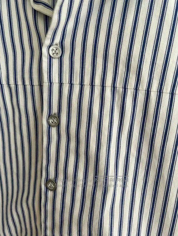 Junya Watanabe Junya Watanabe Striped Short Sleeve Shirt . Size S / US 4 / IT 40 - 5 Thumbnail