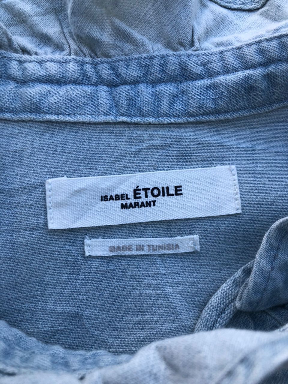 Isabel Marant Etoile Isabel Marant Etoile Denim Ruffle Trim Shirts Size L / US 10 / IT 46 - 3 Thumbnail