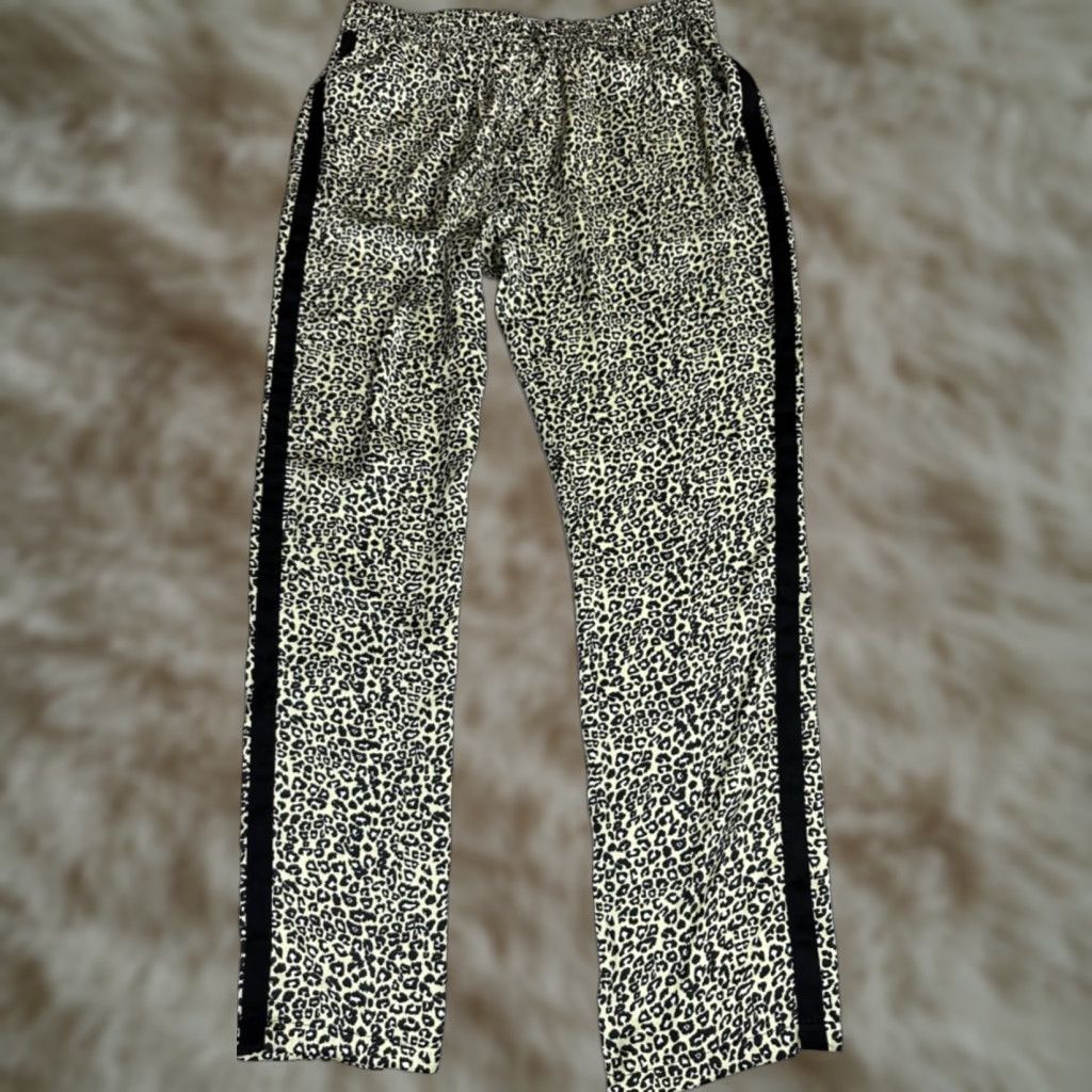 Maison Scotch Maison Scotch Womens Pants Miami Deco Leopard Print Pull On Sz 3 Green Black Size 26" / US 2 / IT 38 - 1 Thumbnail