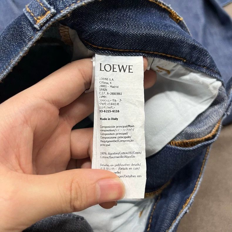 Loewe LOEWE Piped logo jeans Size 24" / US 00 / IT 34 - 4 Thumbnail