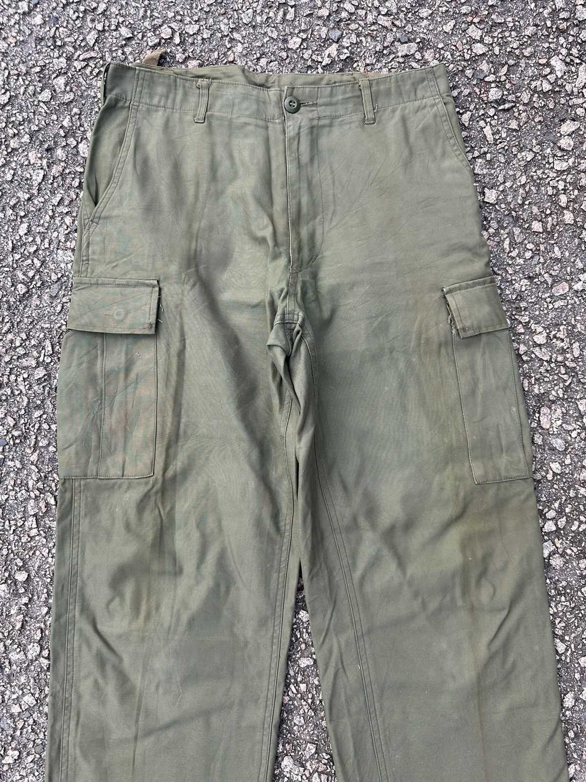 Japanese Brand CARGO PANTS ARMY TROUSER FIEL 'D VINTAGE WITH ADJUSTABLE Size US 30 / EU 46 - 4 Thumbnail