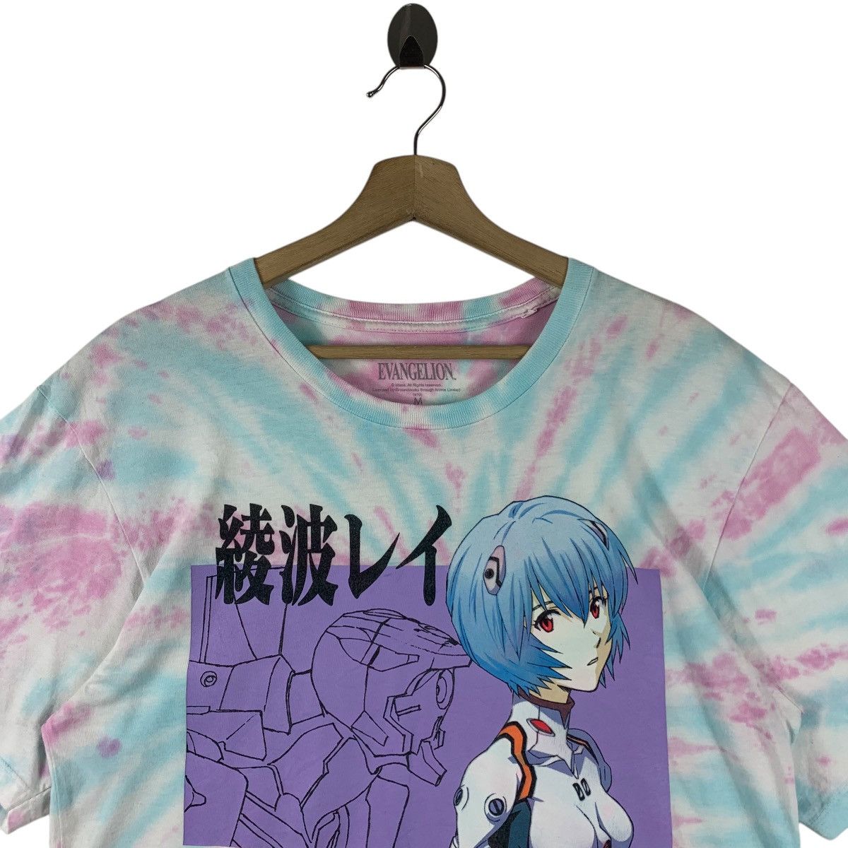 Anime × Japanese Brand EVANGELION Rei Ayanami neon genesis tye dye ANIME tee Size US M / EU 48-50 / 2 - 2 Thumbnail