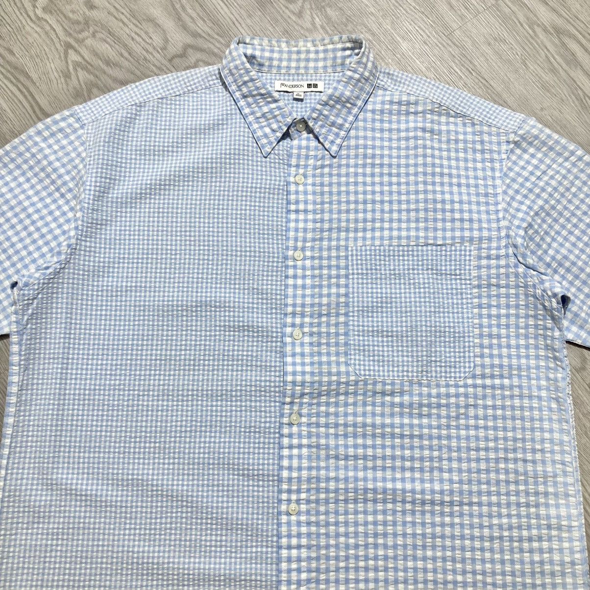 Japanese Brand Uniqlo X JW Anderson Square Motif Button Up Shirt Designer Size US XXL / EU 58 / 5 - 2 Thumbnail