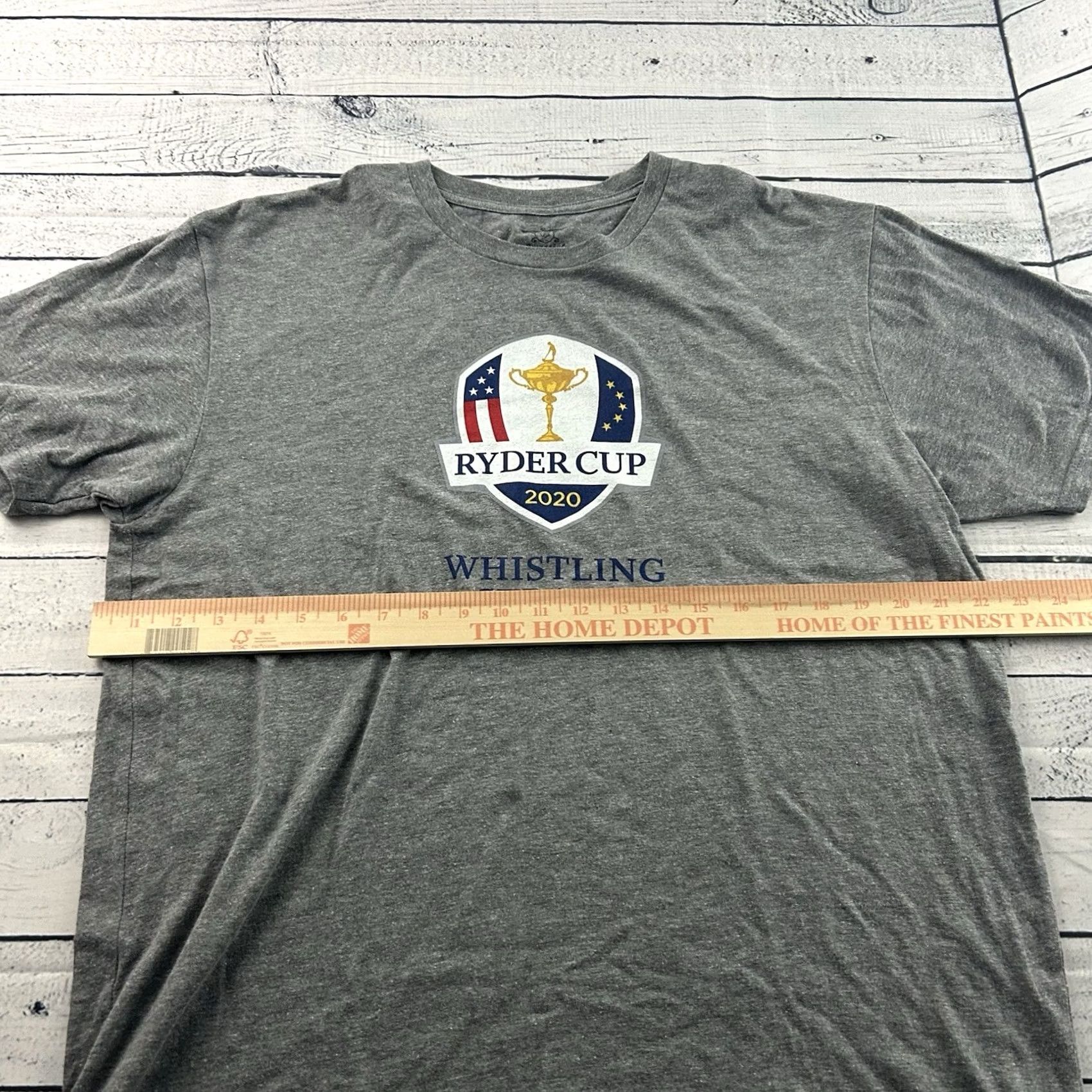 Imperial Imperial Ryder Cup 2020 Whistling Straits Short Sleeve T Shirt Men's Large Gray Size US L / EU 52-54 / 3 - 4 Thumbnail