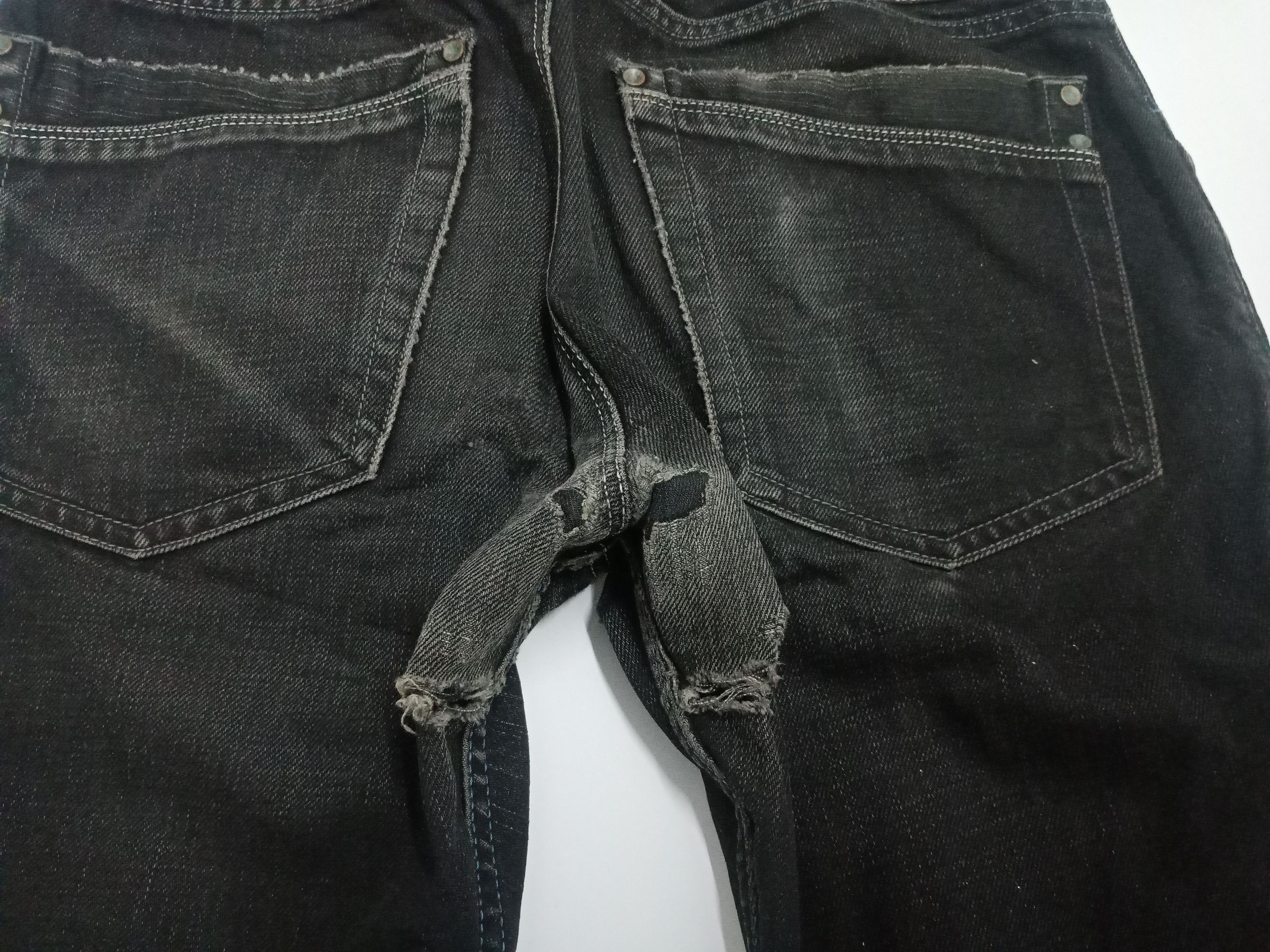 Diesel Diesel Ripped Mud Black Romania #P1 Size US 31 - 8 Thumbnail
