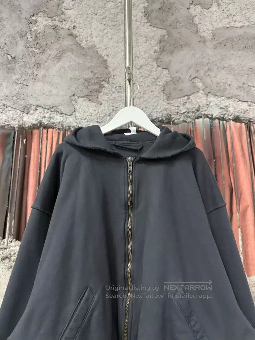 Balenciaga balenciaga zip jacket in black color. Size US XS / EU 42 / 0 - 4 Thumbnail