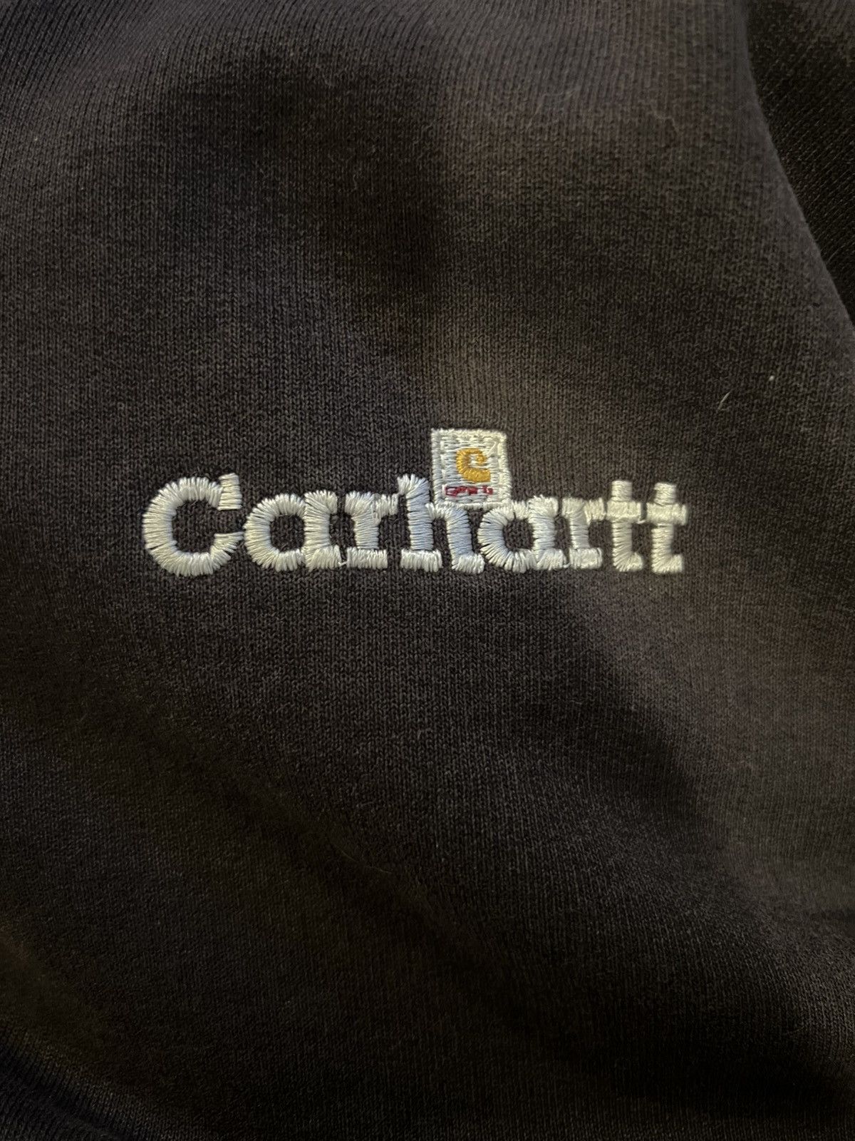 Vintage Vintage Carhartt Spellout Crewneck Size US L / EU 52-54 / 3 - 3 Thumbnail