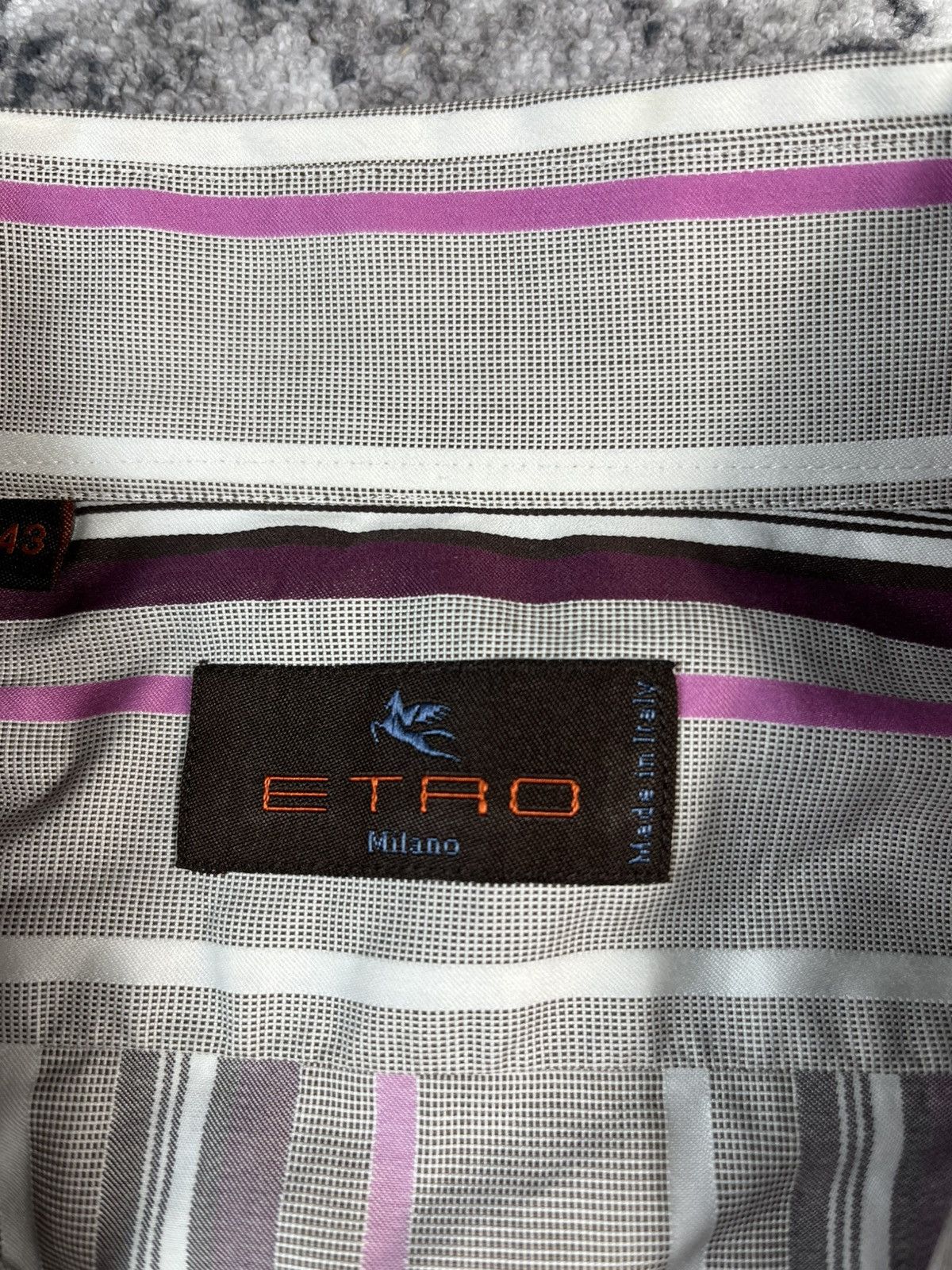 Etro Etro Milano Striped Button Up Shirt XL Size US XL / EU 56 / 4 - 6 Thumbnail
